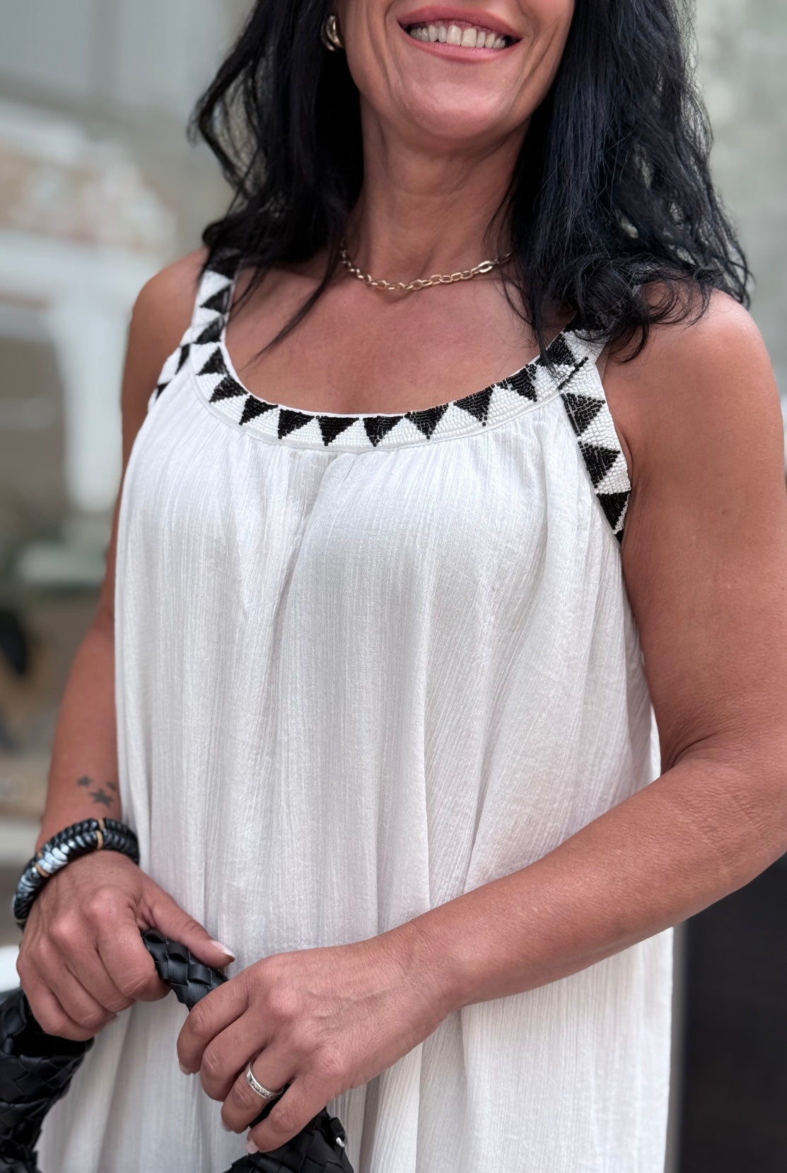 VESTIDO ÁFRICA BLANCO