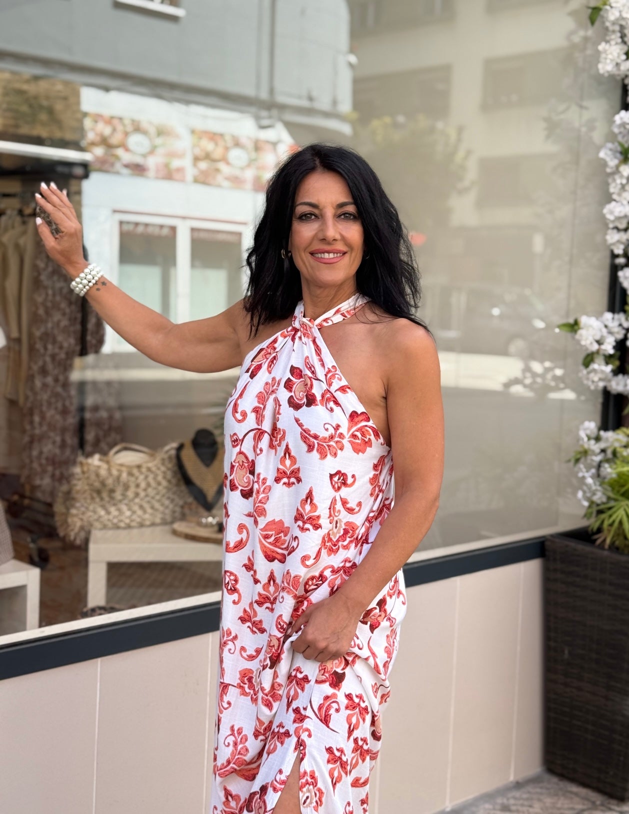 VESTIDO GRACIELA CUELLO HALTER