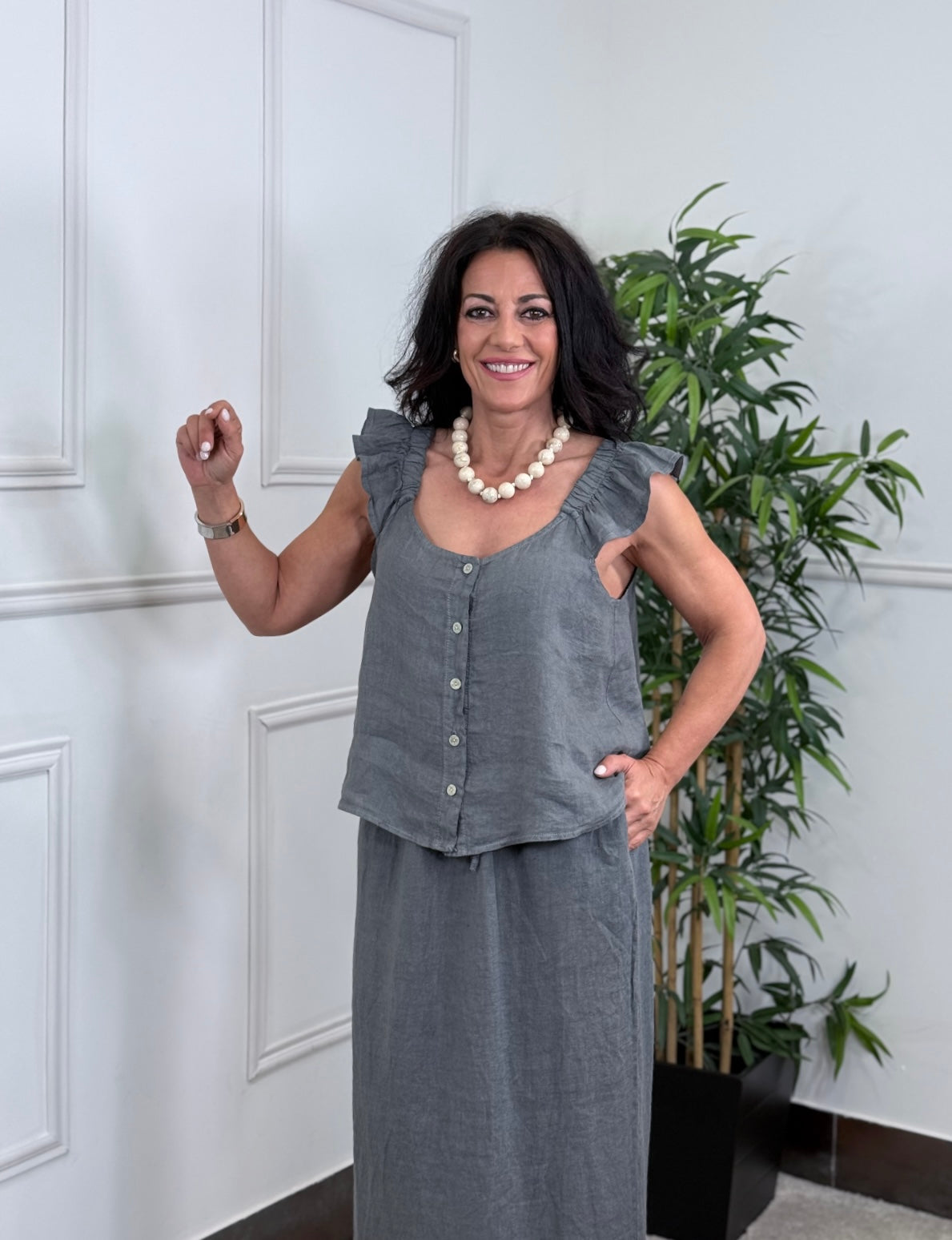 BLUSA CAIRO GRIS