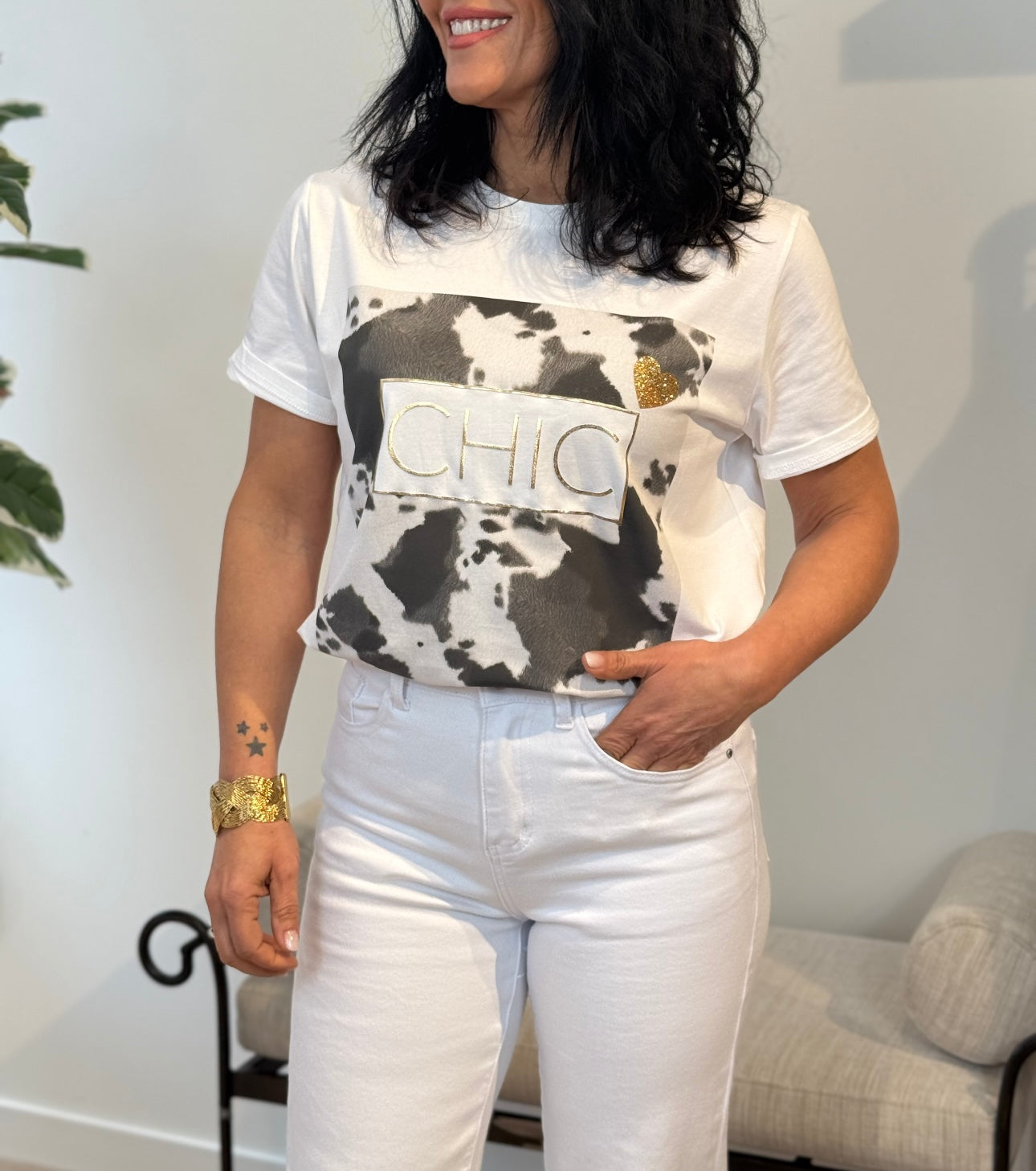 CAMISETA CHIC GRIS