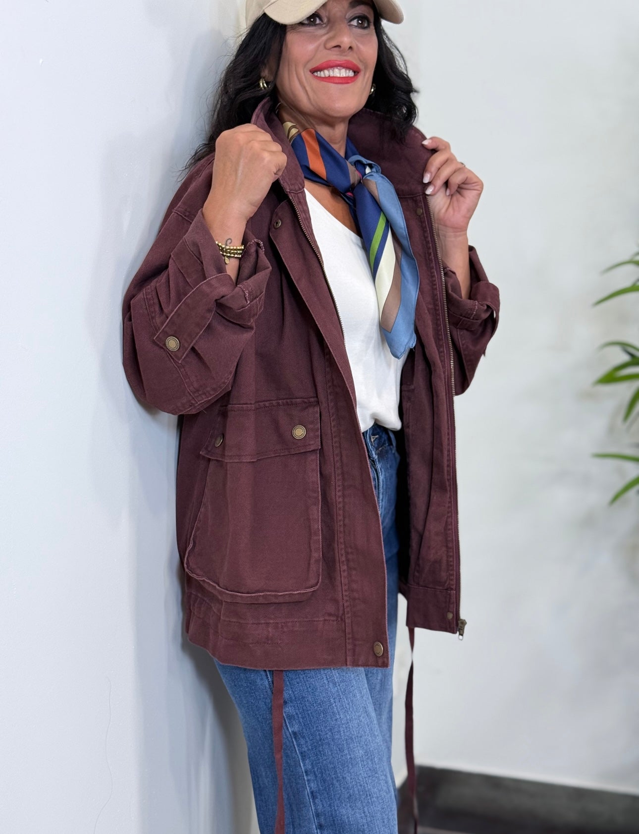 CHAQUETA MONREY BURDEOS