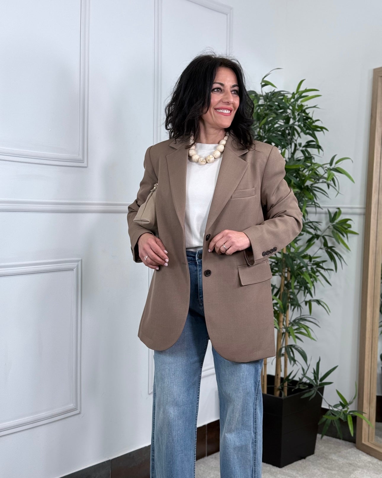 BLAZER BOTÓN ATELIER MOKA