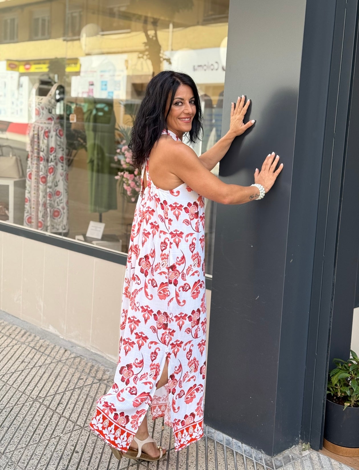 VESTIDO GRACIELA CUELLO HALTER