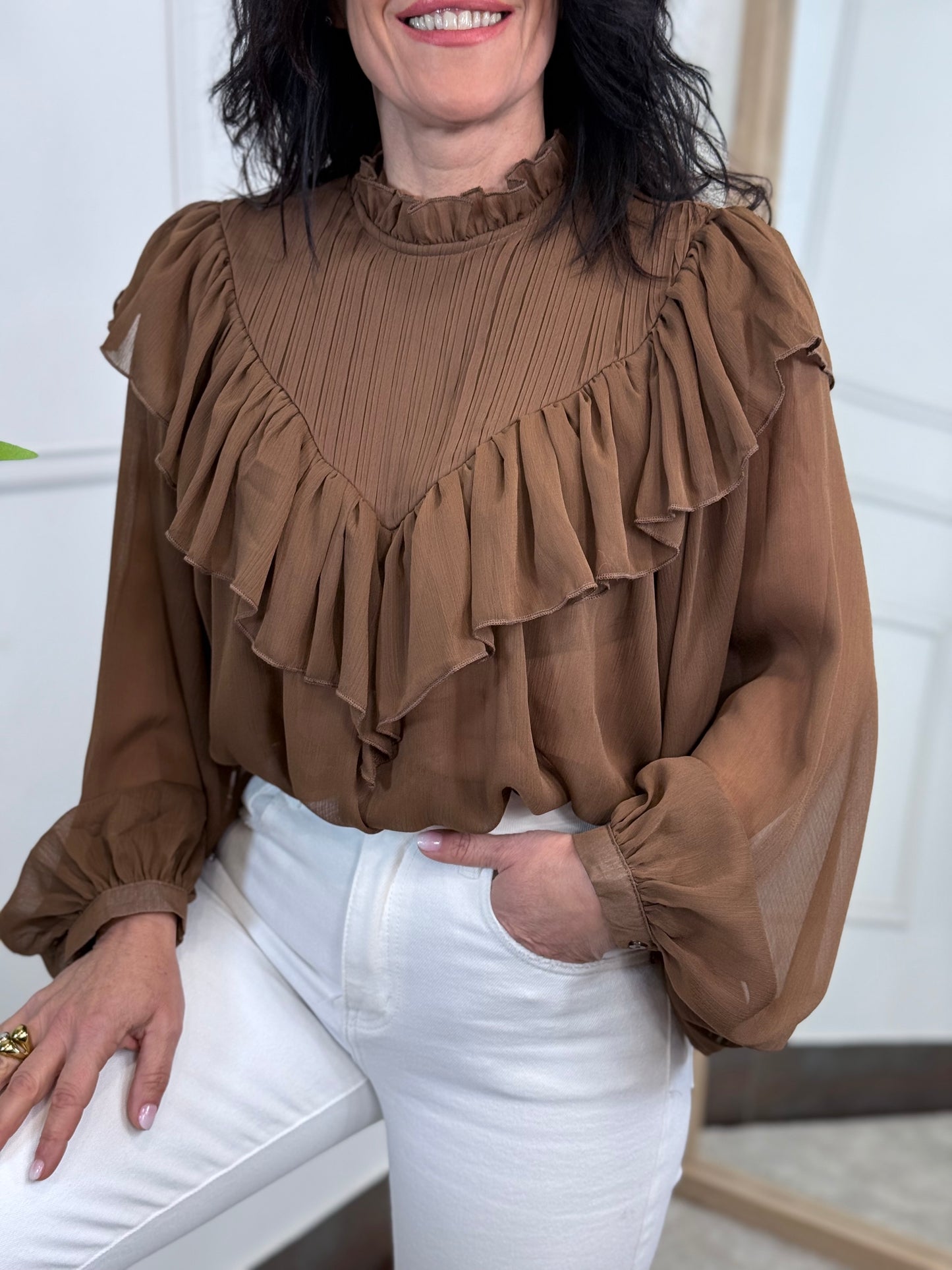 CAMISA ÁFRICA CHOCOLATE