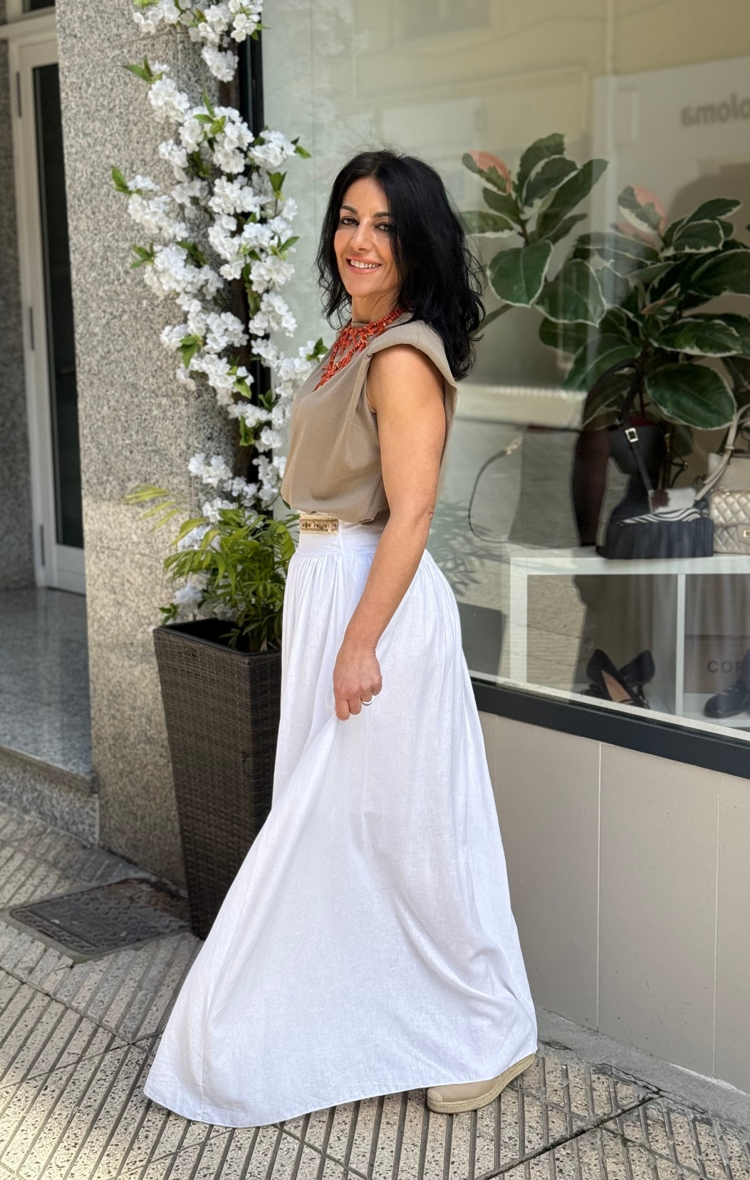 FALDA IBIZA BLANCA