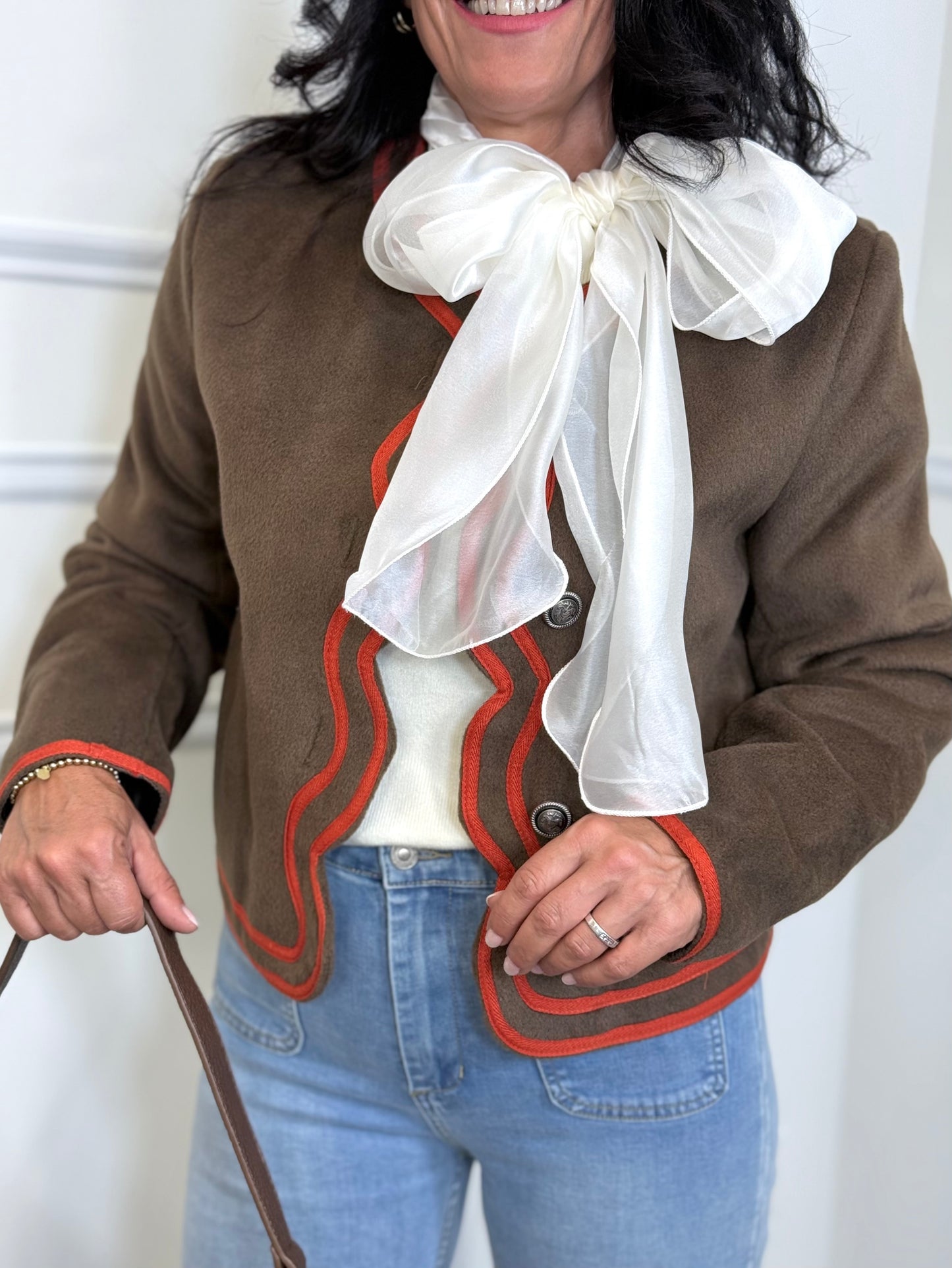 CHAQUETA CARMELA CHOCOLATE