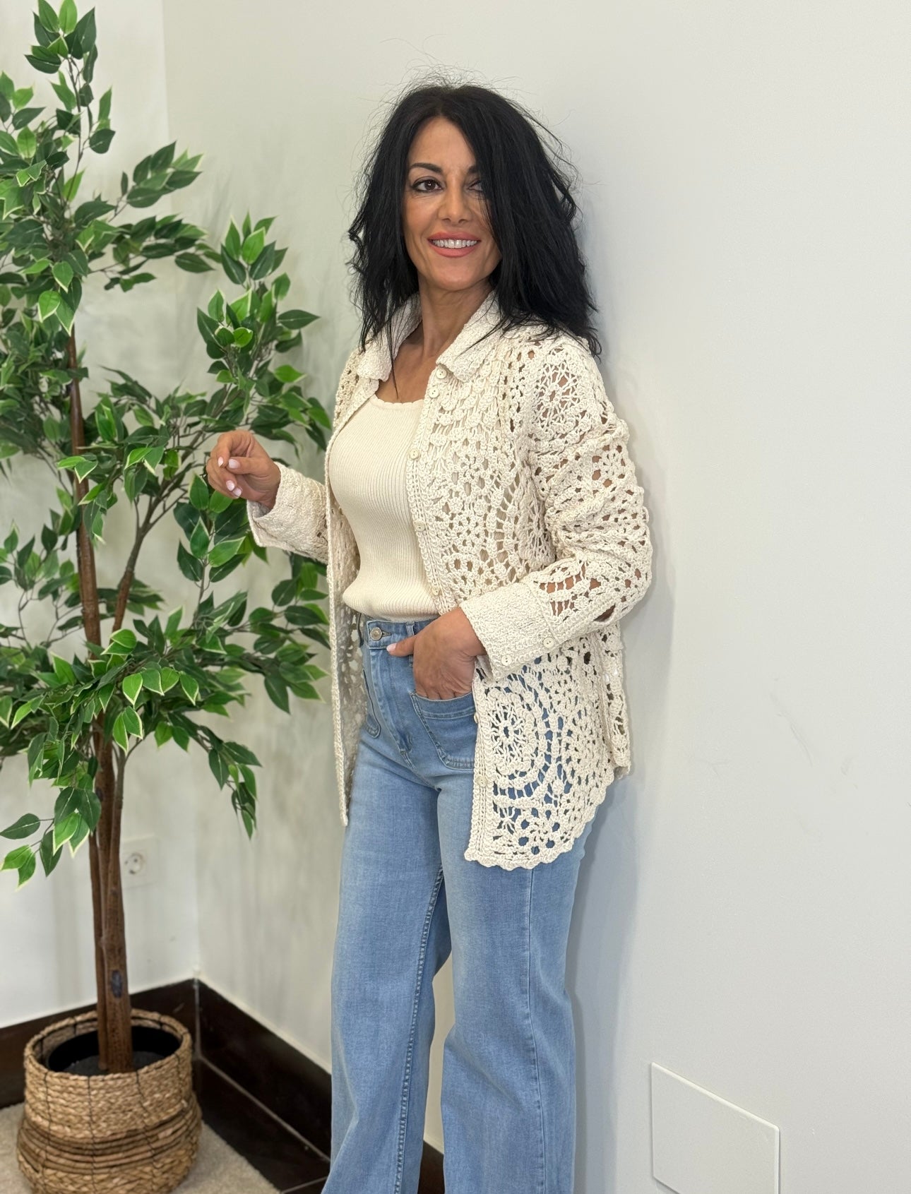 CÁRDIGAN BOHO CROCHET