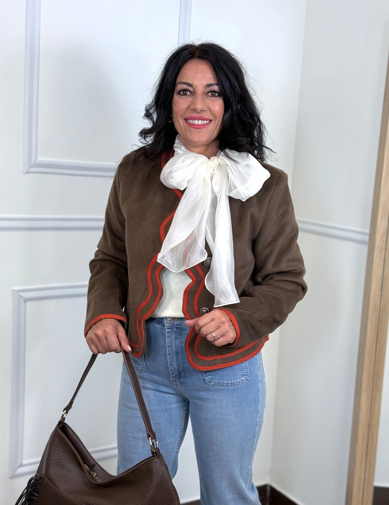 CHAQUETA CARMELA CHOCOLATE