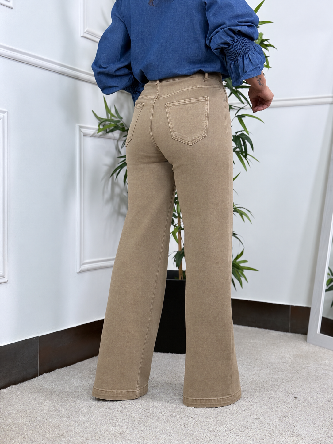 PANTALÓN TINA CAMEL