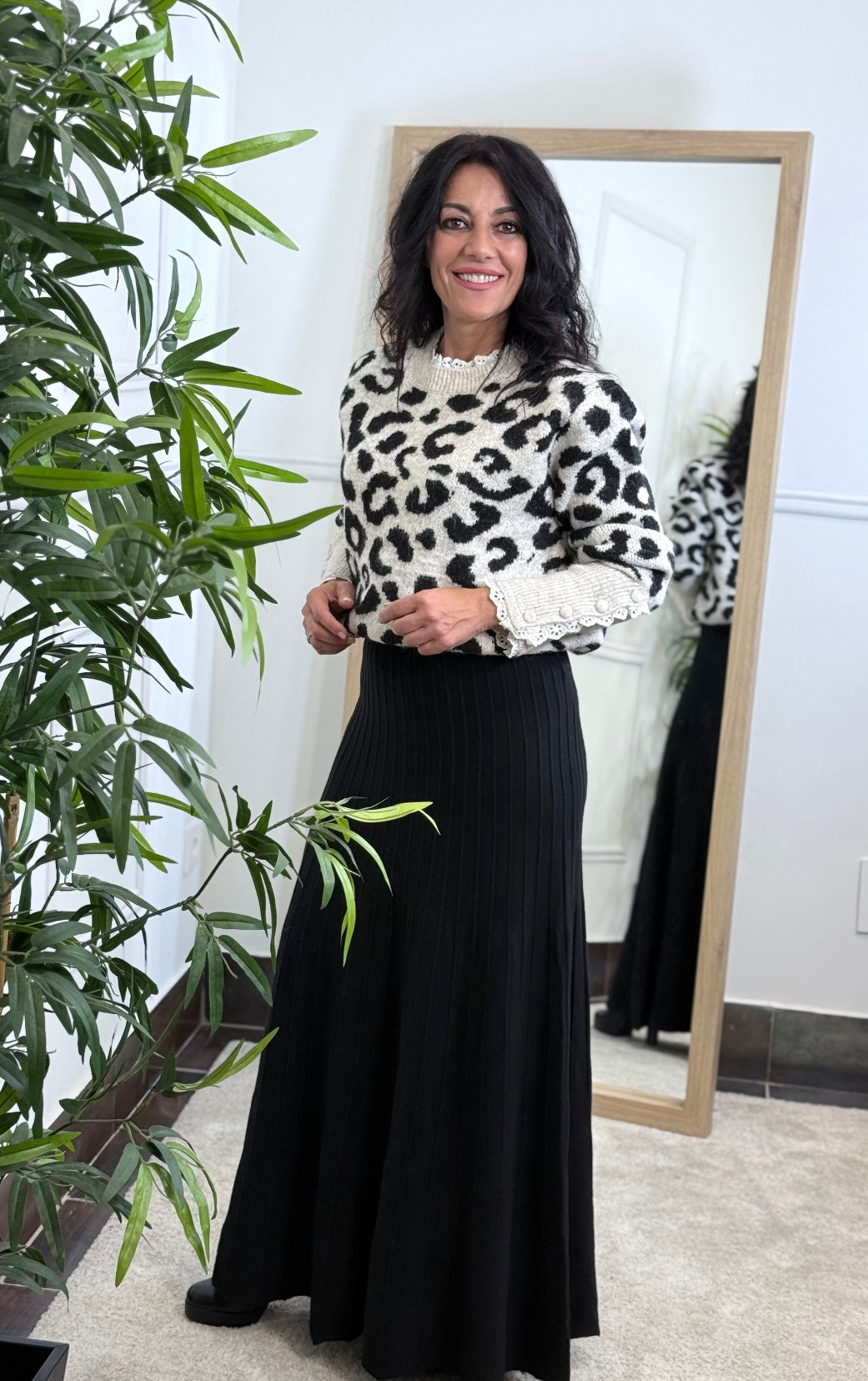FALDA LOVE EVASÉ NEGRA