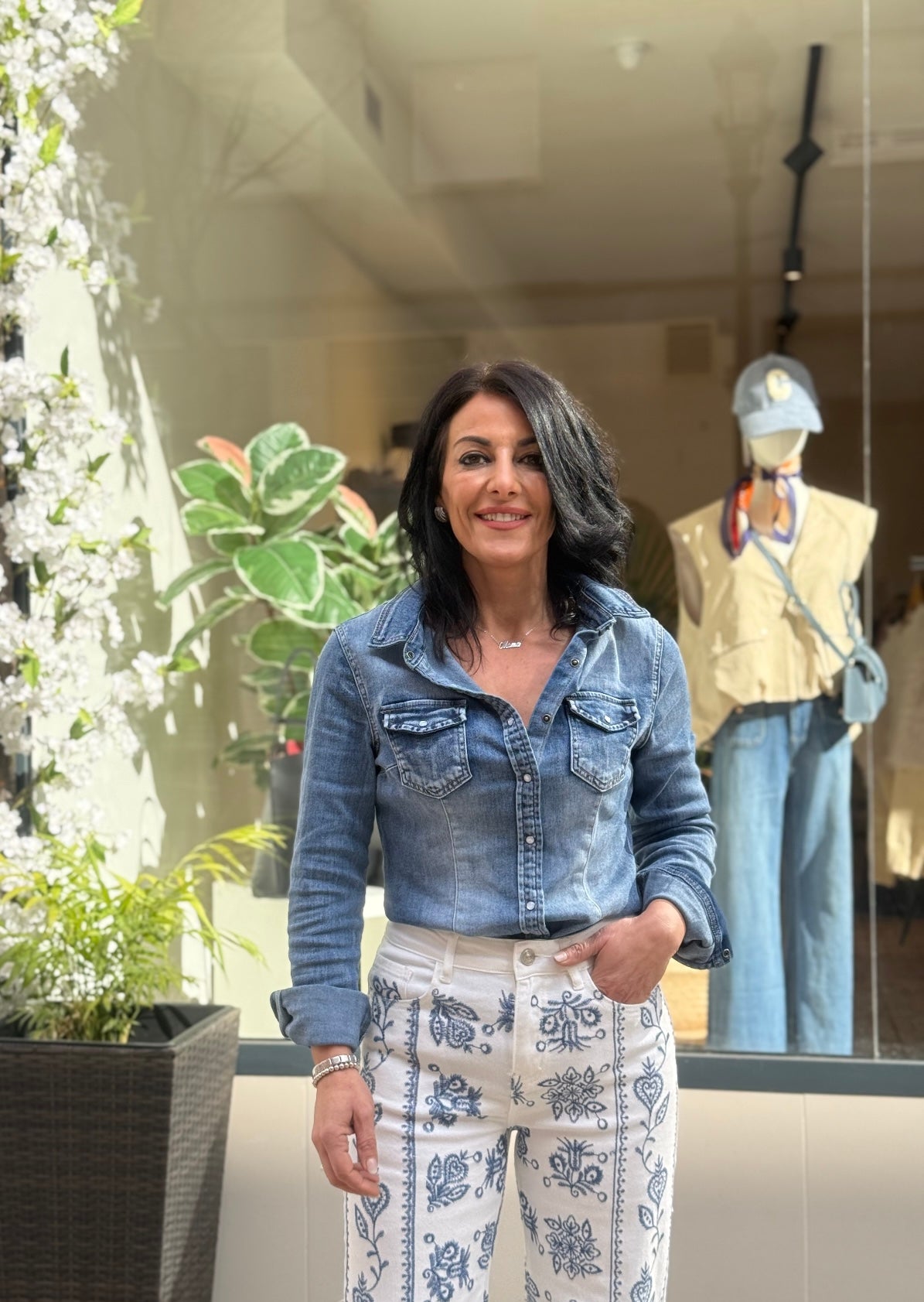 CAMISA DENIM BOLSILLOS