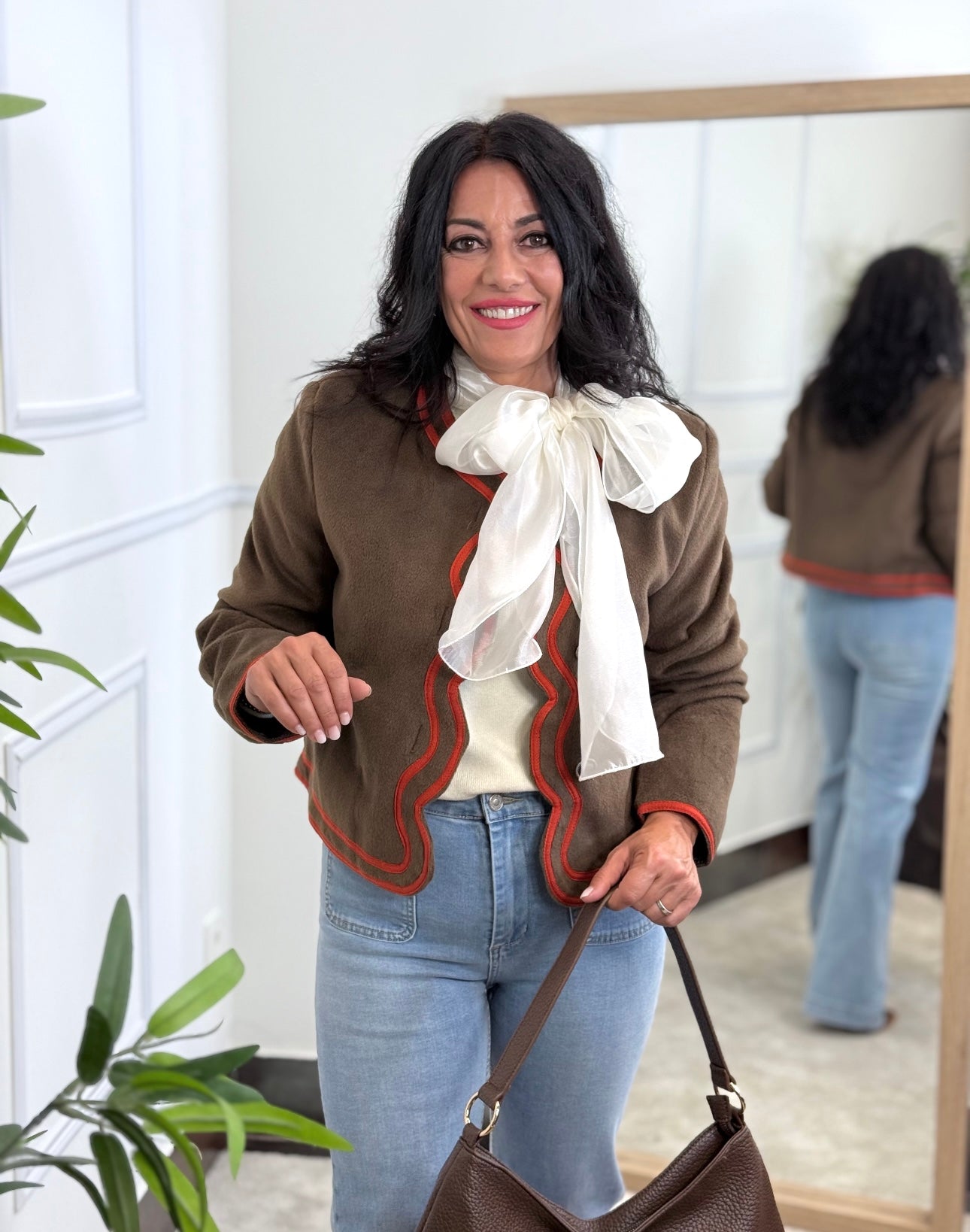 CHAQUETA CARMELA CHOCOLATE
