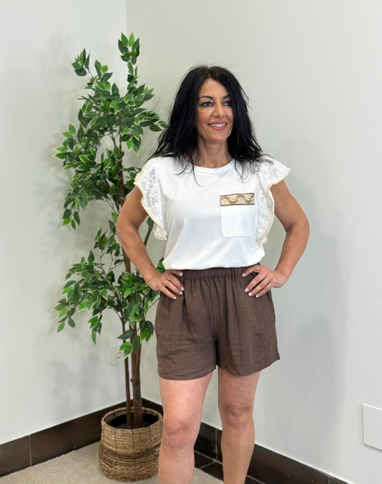 CAMISETA SÁBANA CROCHET