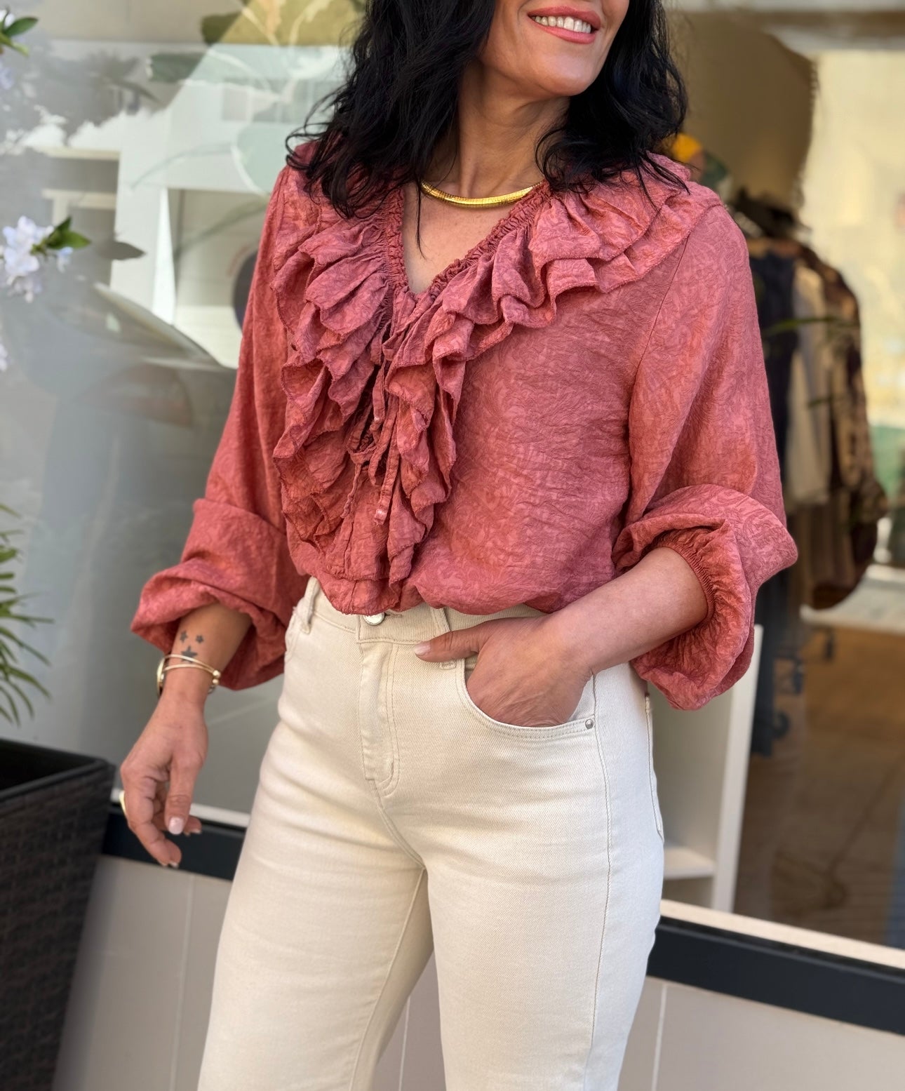BLUSA TERRACOTA