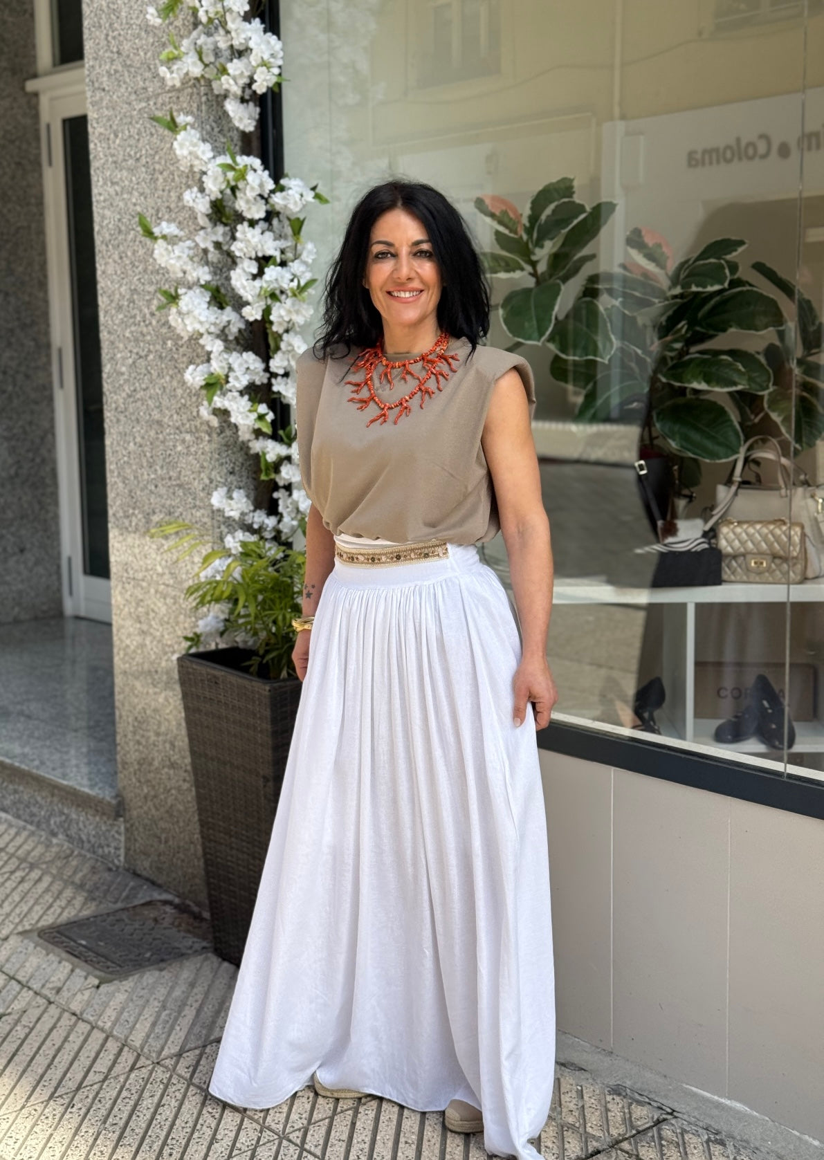 FALDA IBIZA BLANCA
