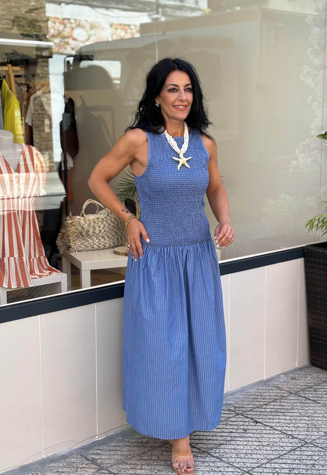 VESTIDO CHARLOT AZUL