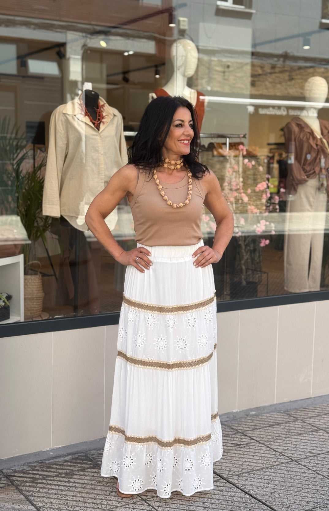 FALDA MALLORCA BLANCA