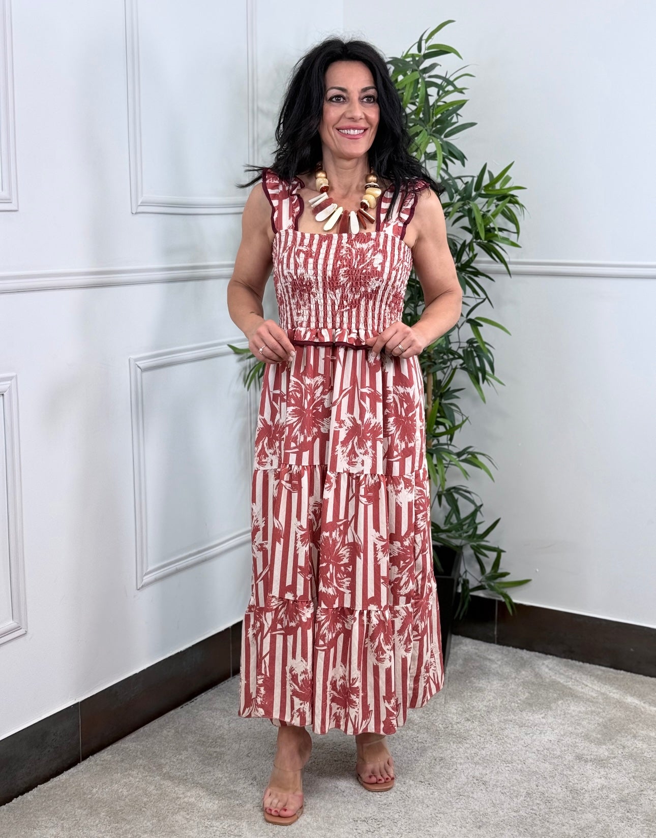 VESTIDO CASILDA TEJA