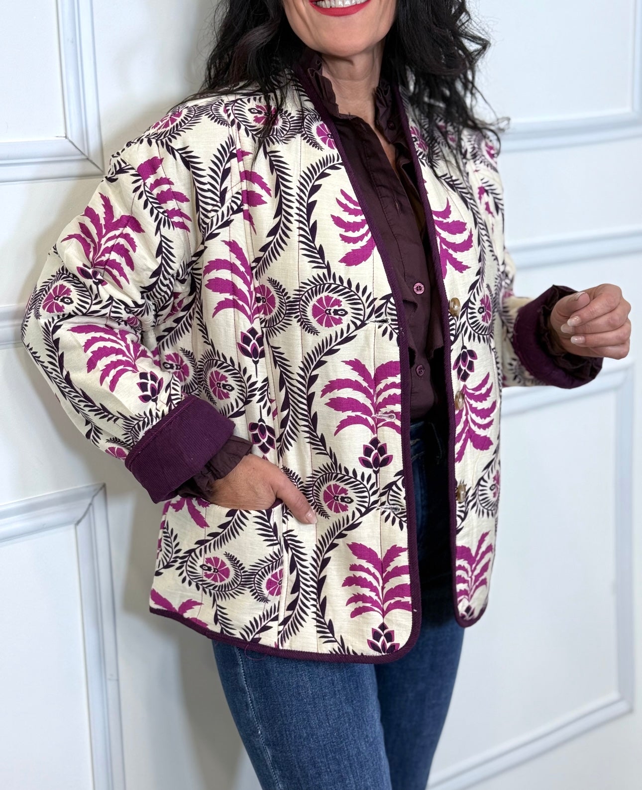 CHAQUETA ARIZONA VINO