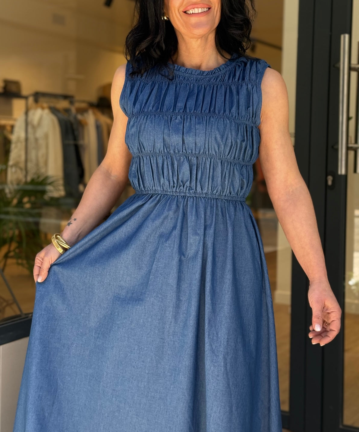 VESTIDO DENIM SOLE