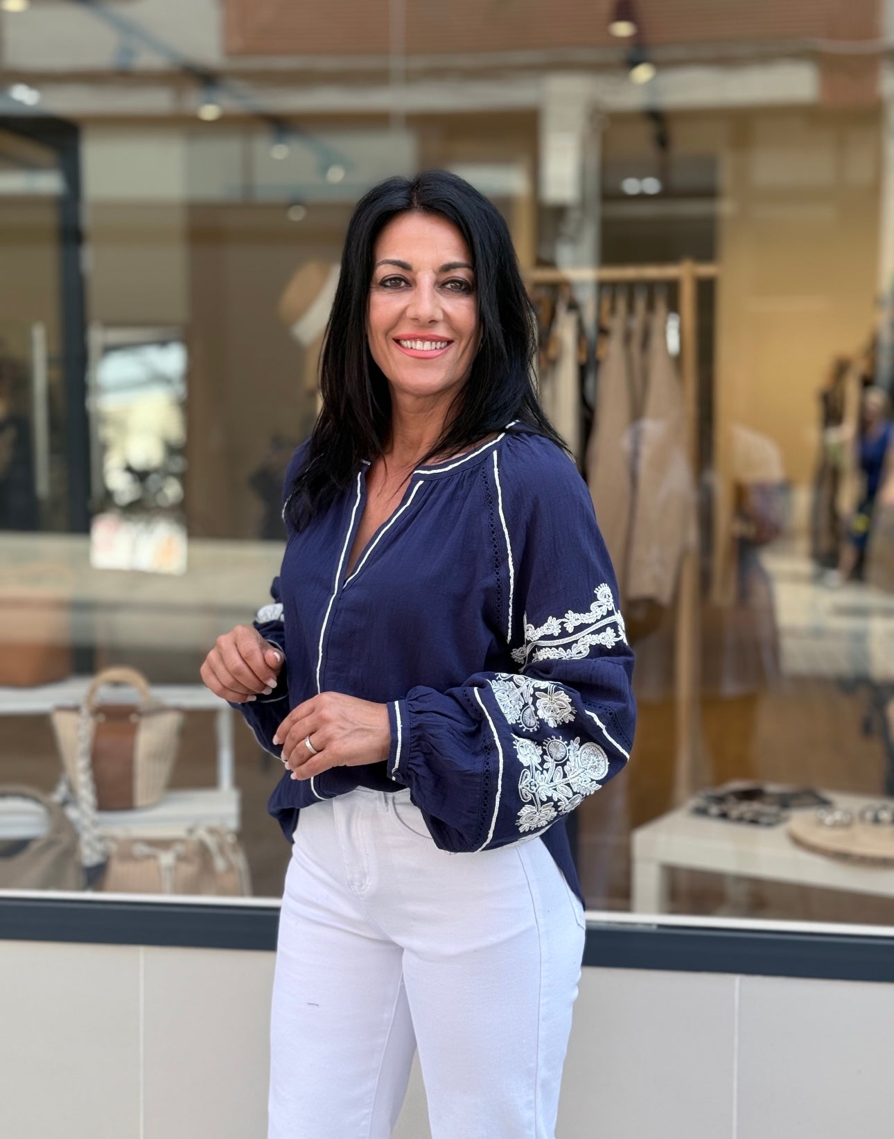 CAMISA TOSCANA AZUL MARINO