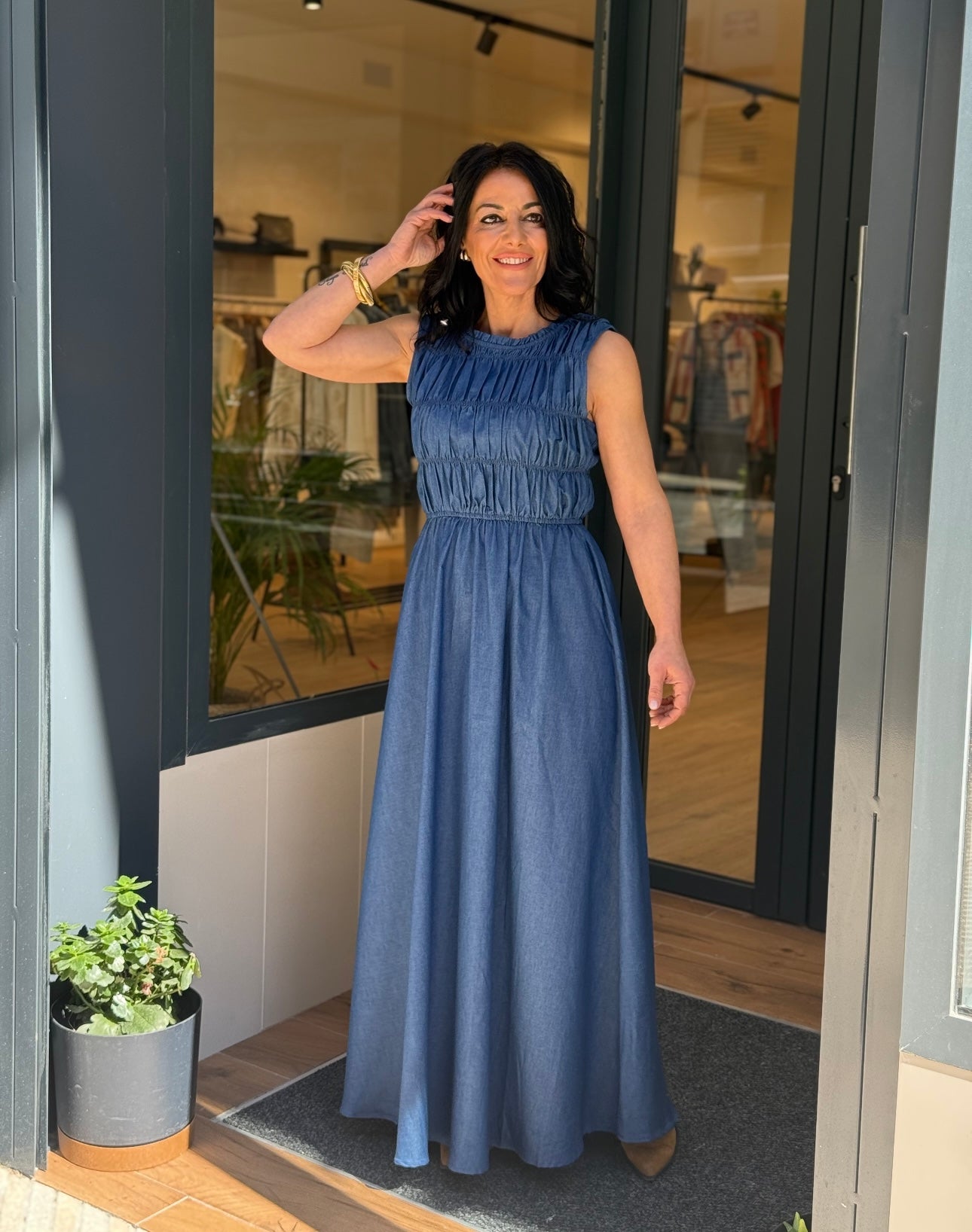 VESTIDO DENIM SOLE