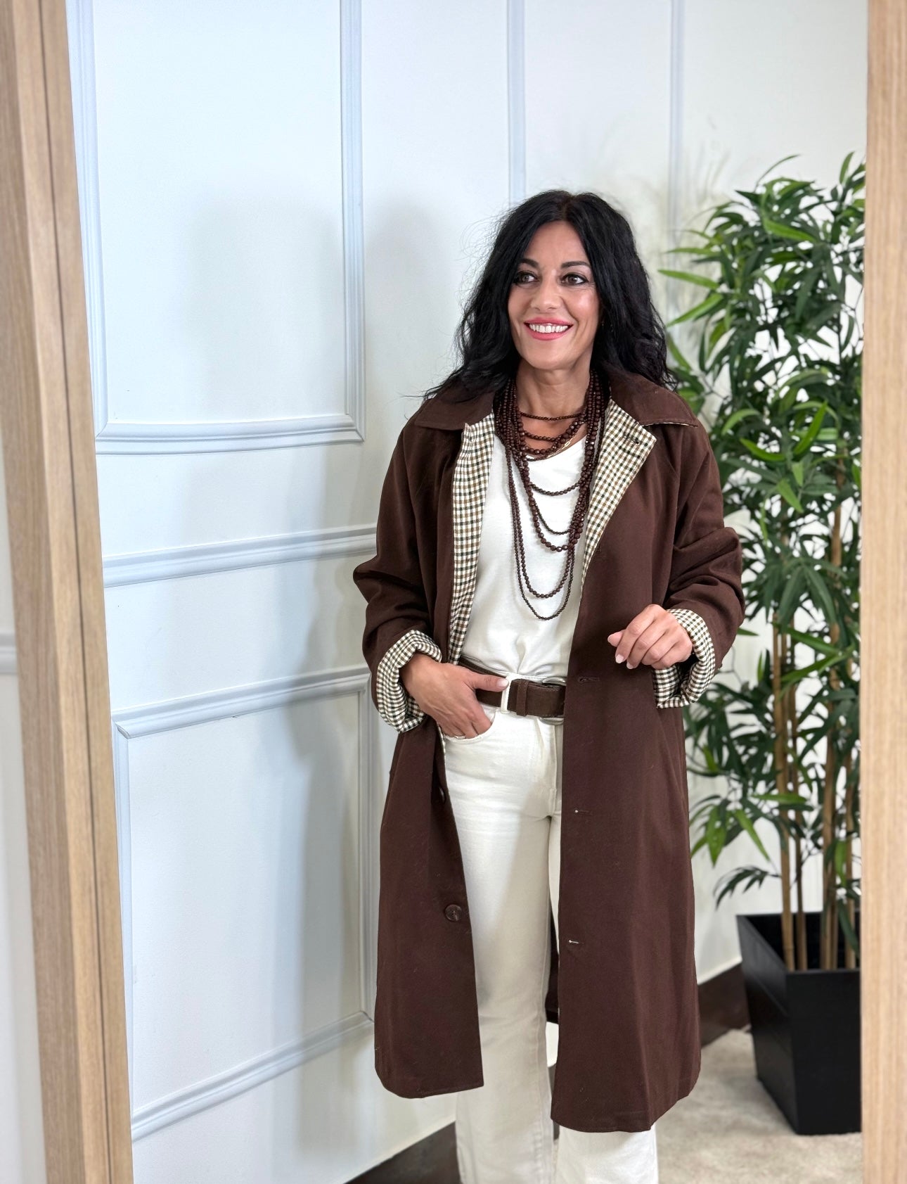 GABARDINA COUNTRY COMBINADA CHOCOLATE