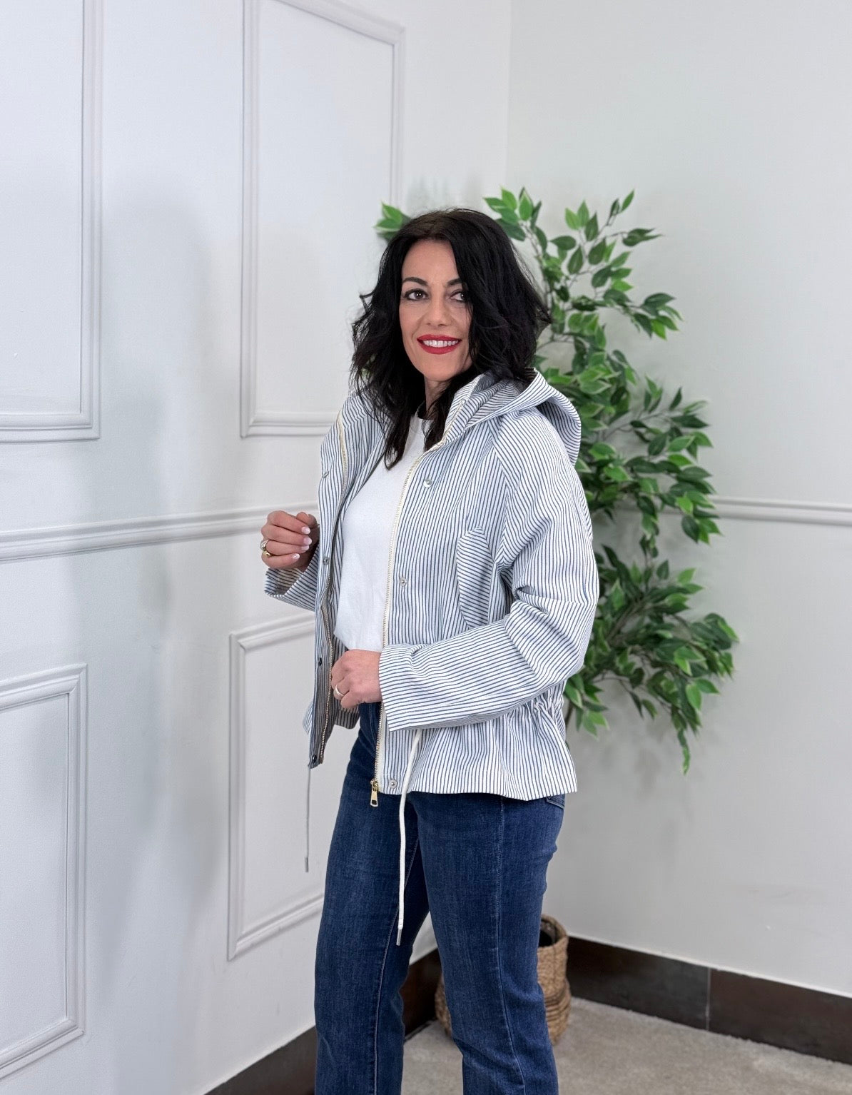 PARKA DENIM INFINITY AZUL