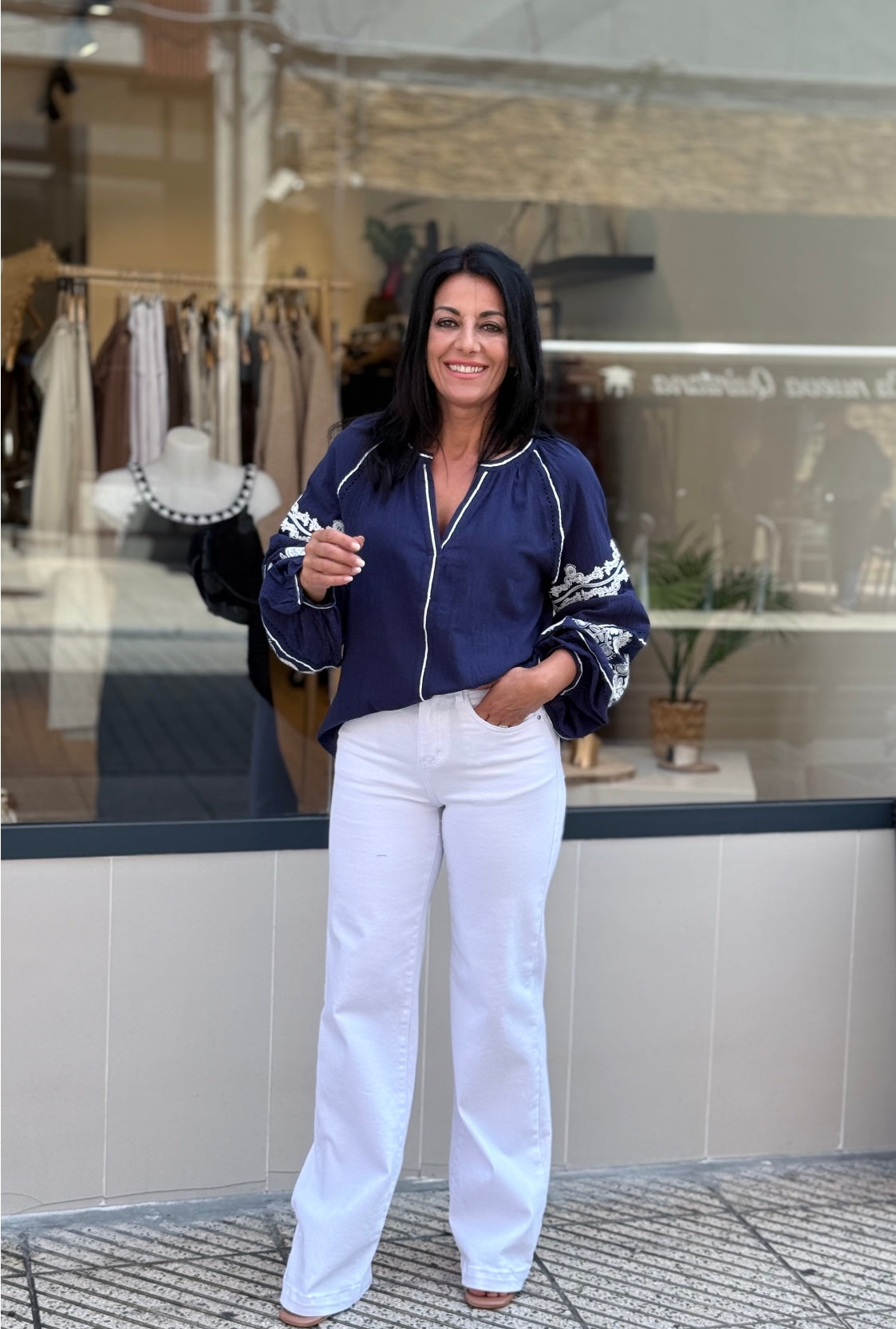 CAMISA TOSCANA AZUL MARINO