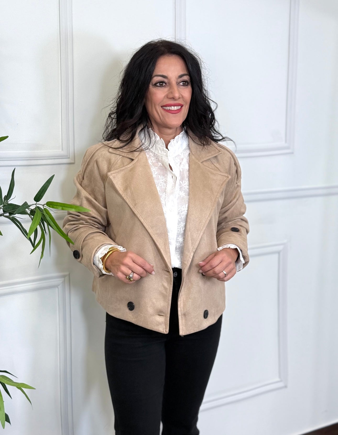 CHAQUETA CRISAL BEIGE