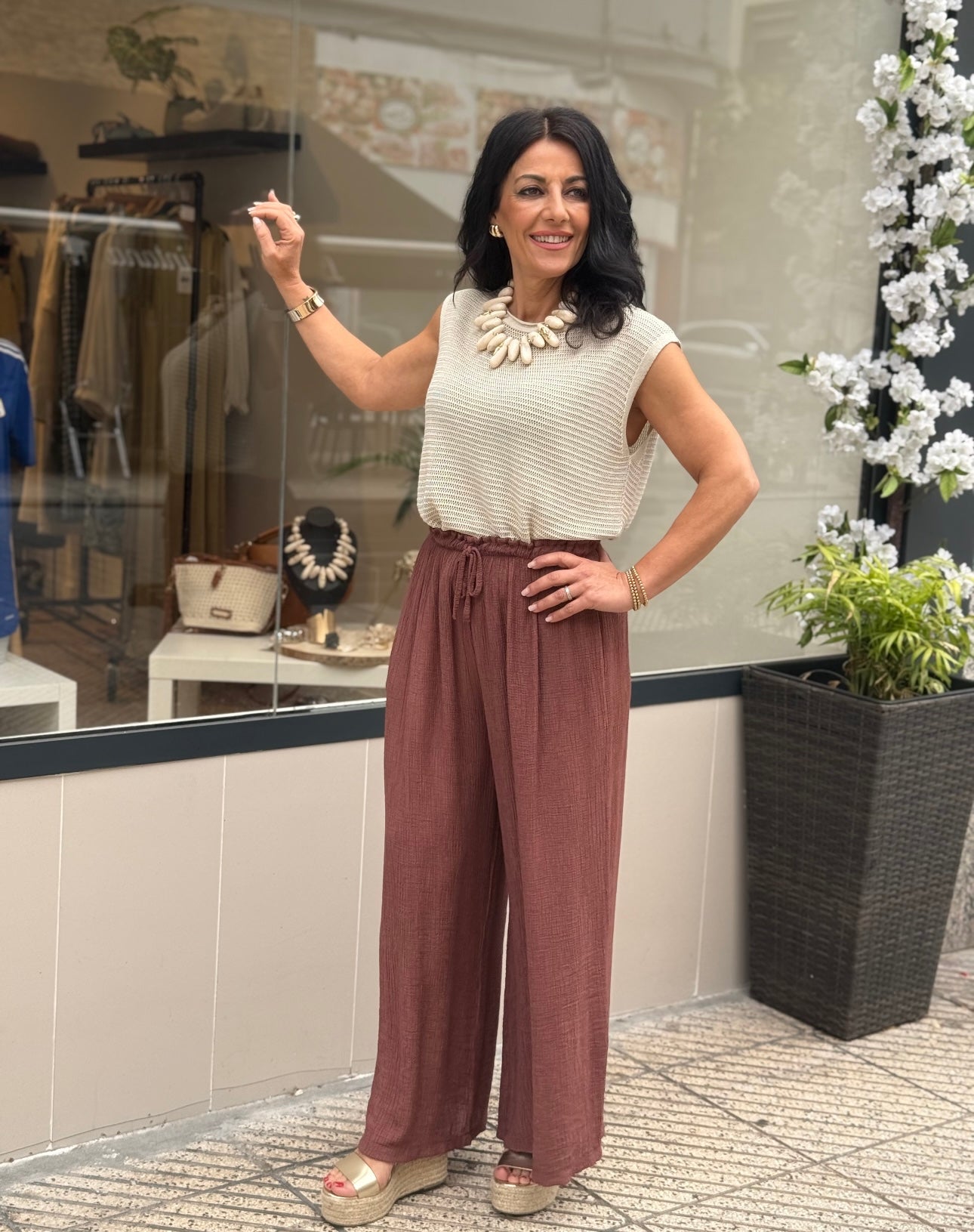PANTALÓN DULCE VINO
