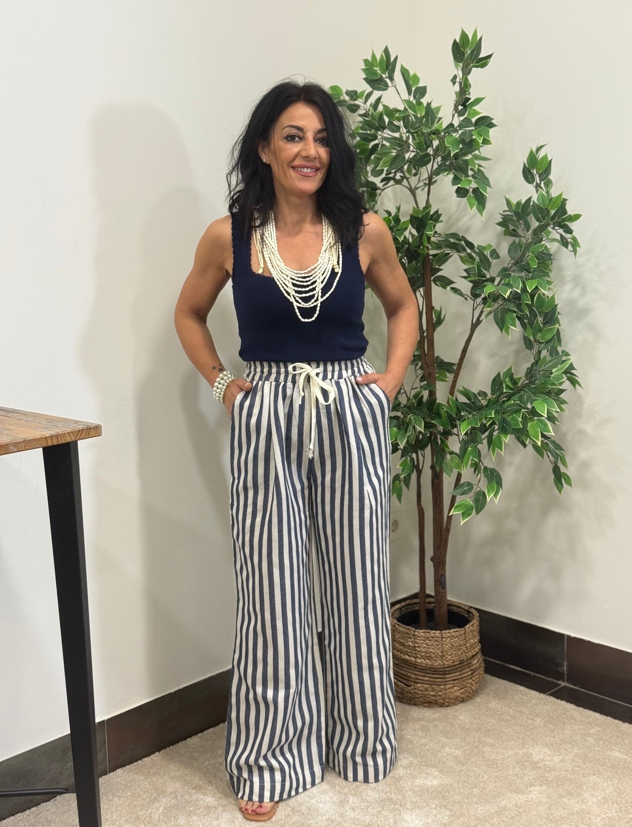 PANTALÓN RAY AZUL MARINO