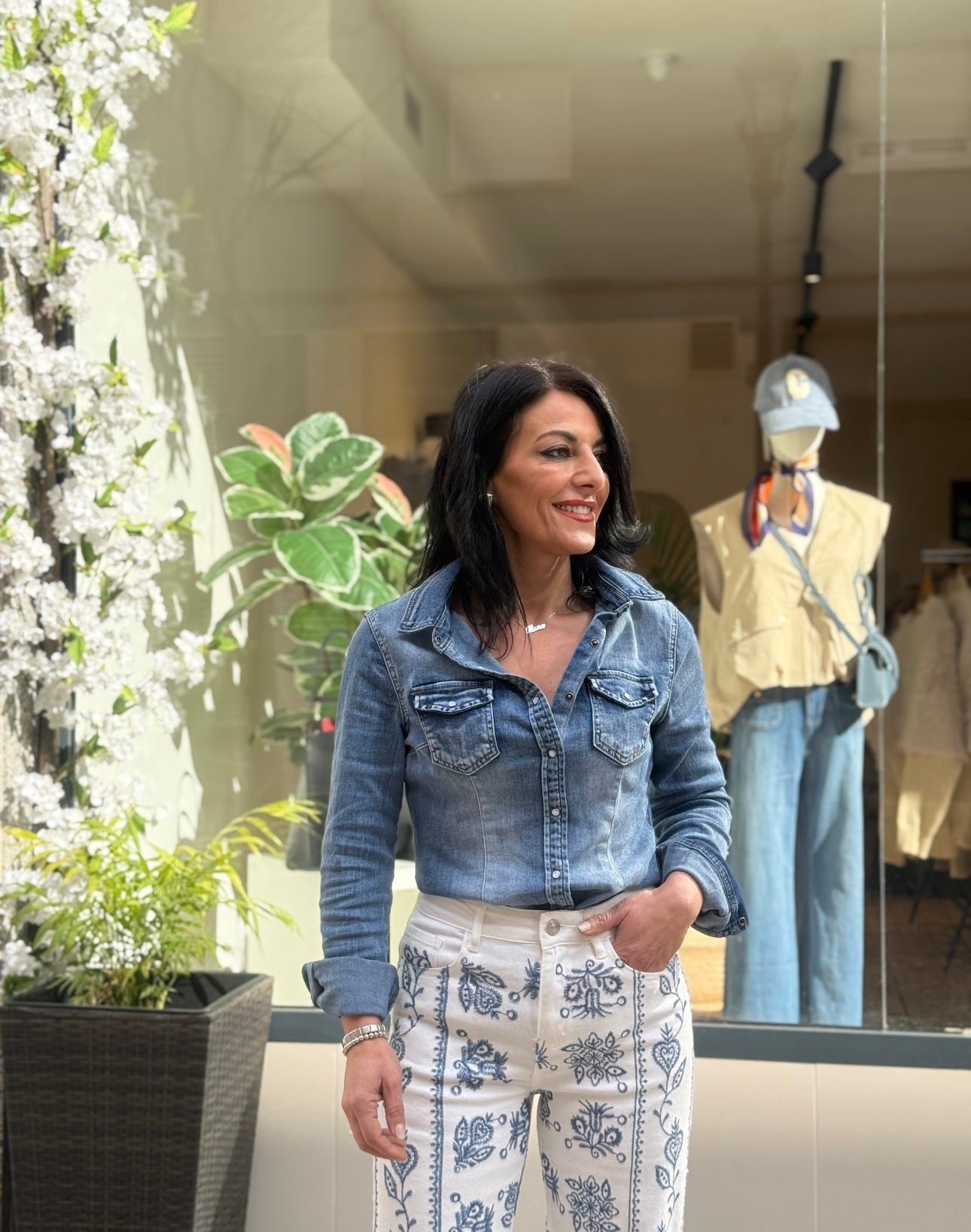 CAMISA DENIM BOLSILLOS