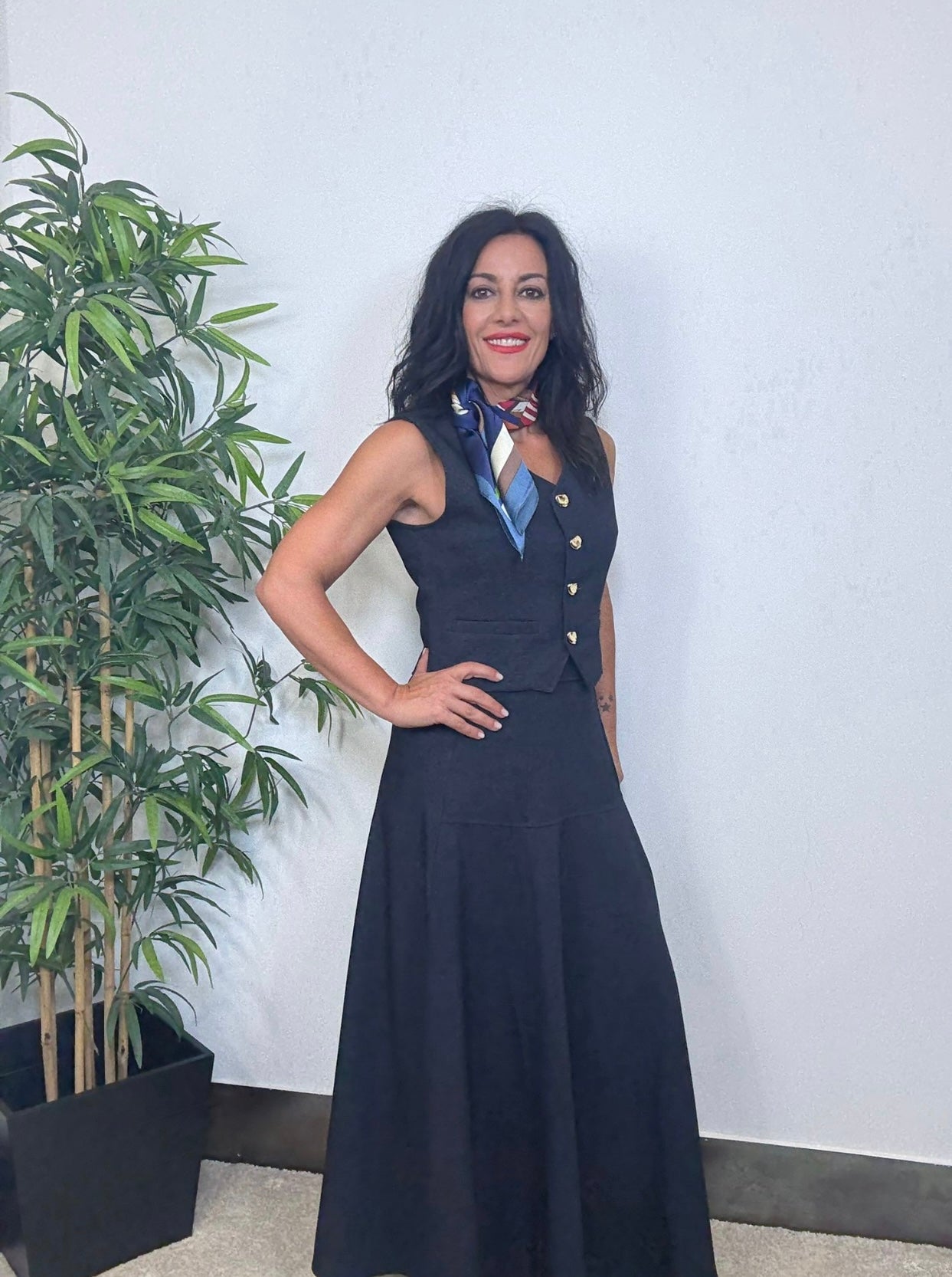 FALDA PARIS DENIM OSCURO