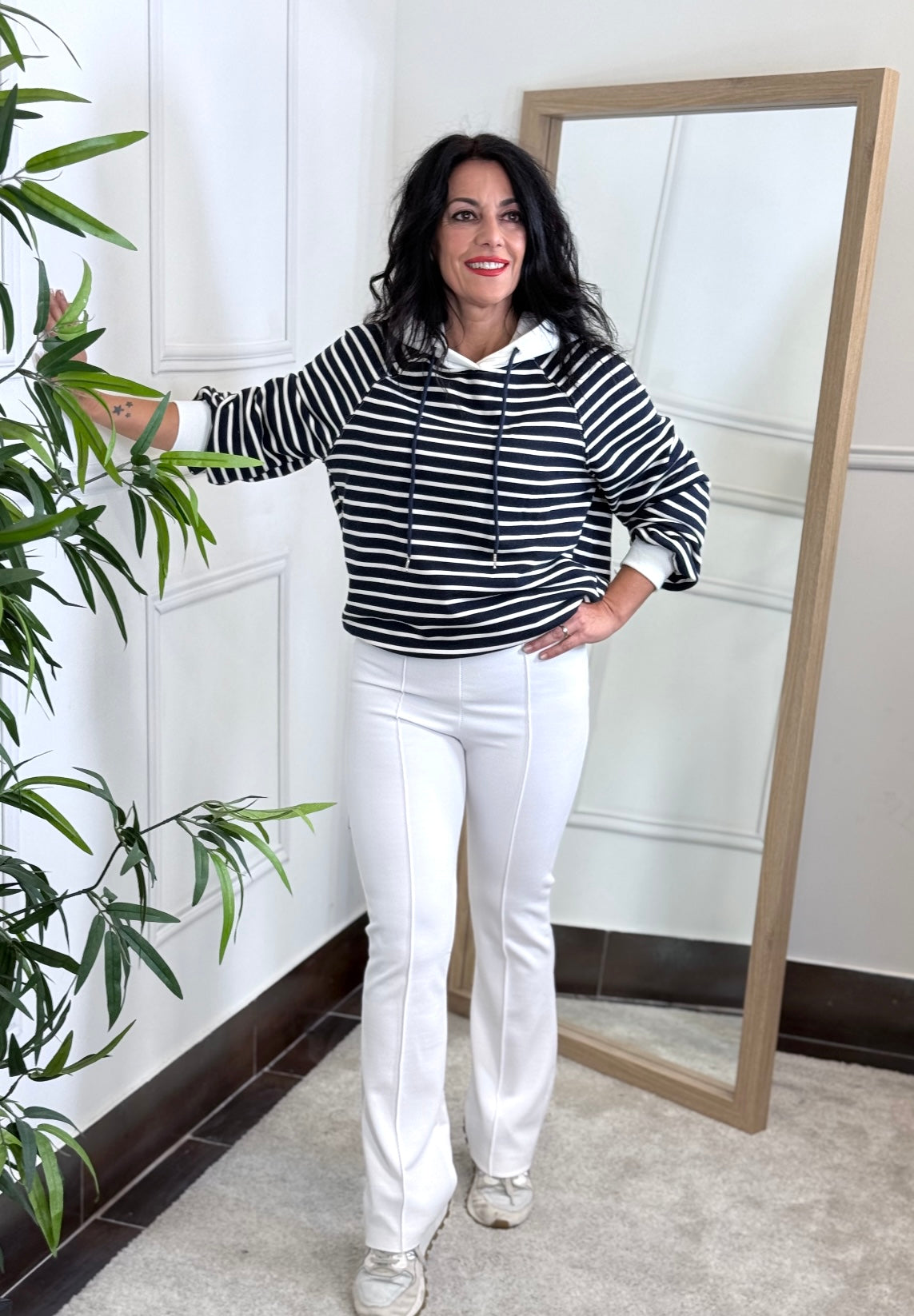 LEGGINS TEJIDO BLANCO