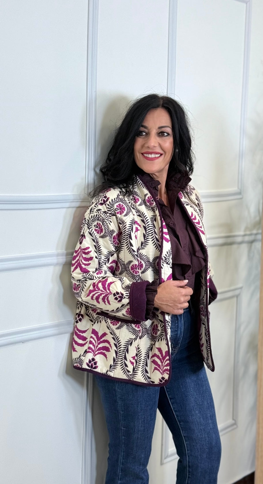 CHAQUETA ARIZONA VINO