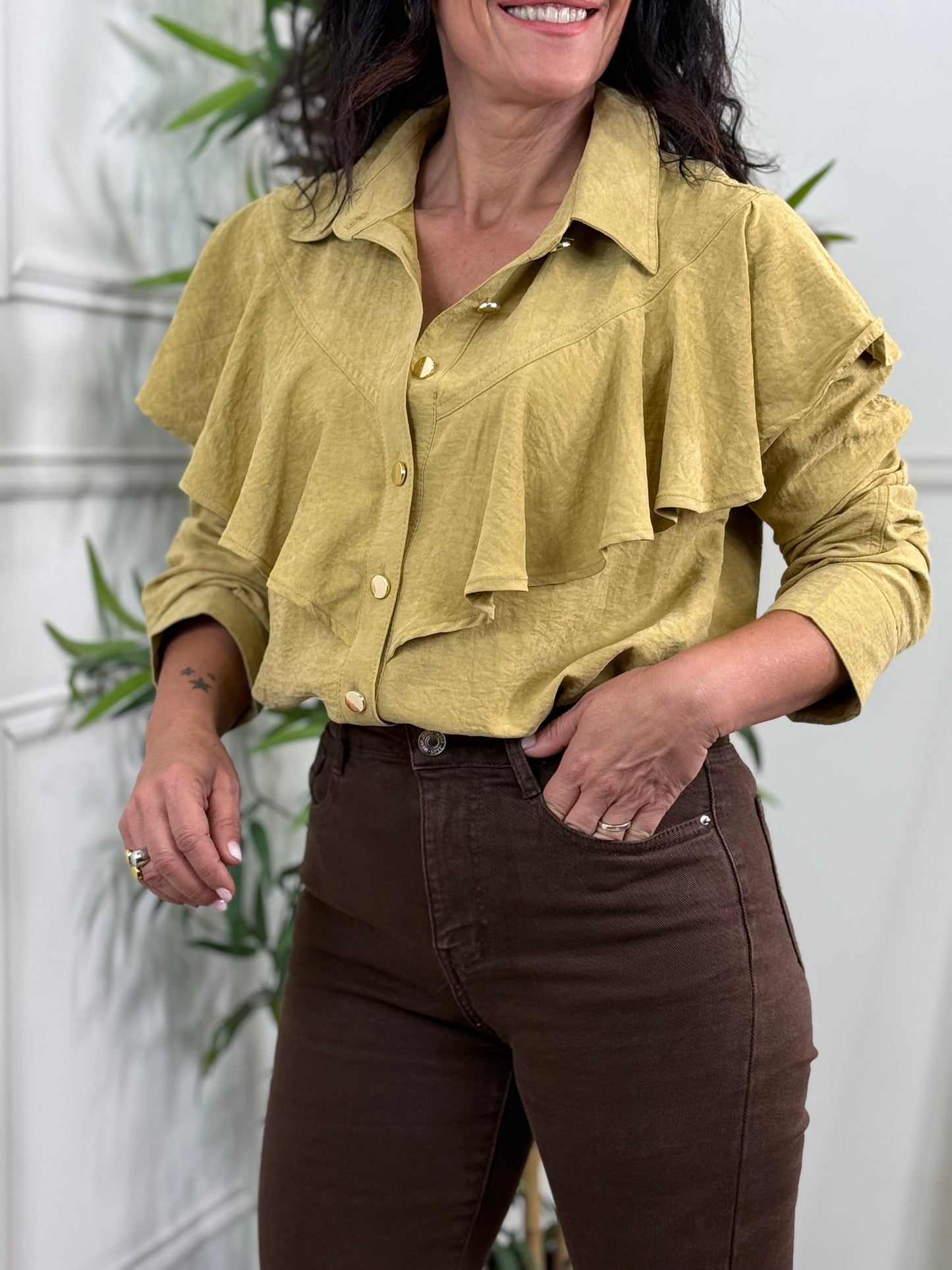 CAMISA LOLA AMARILLA