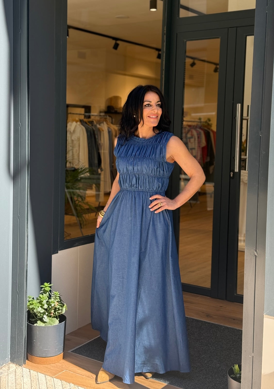 VESTIDO DENIM SOLE