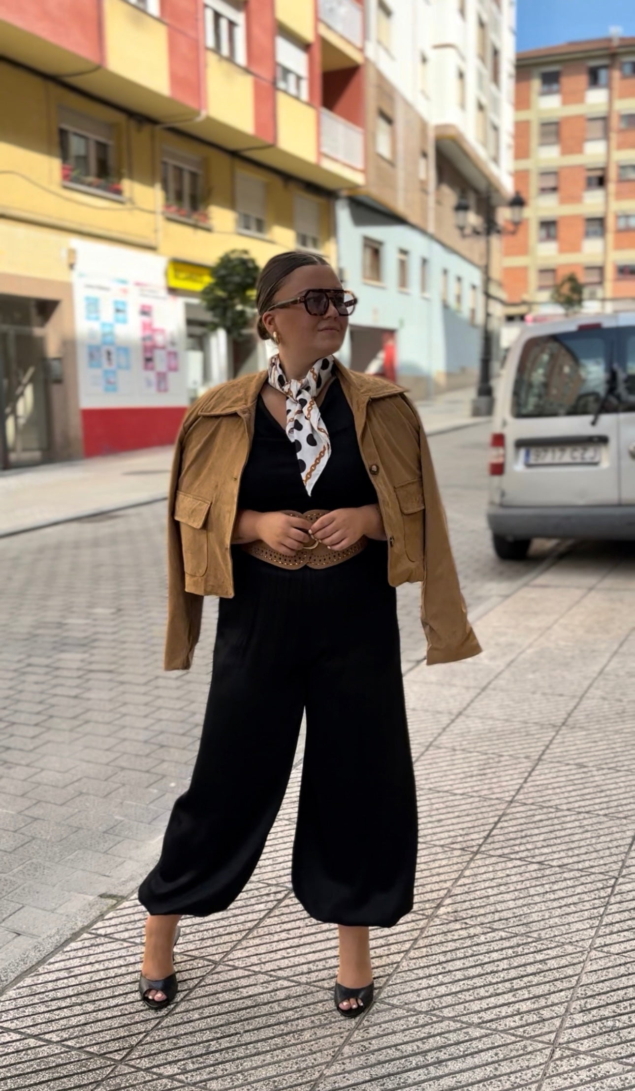 CHAQUETA CHEER CAMEL