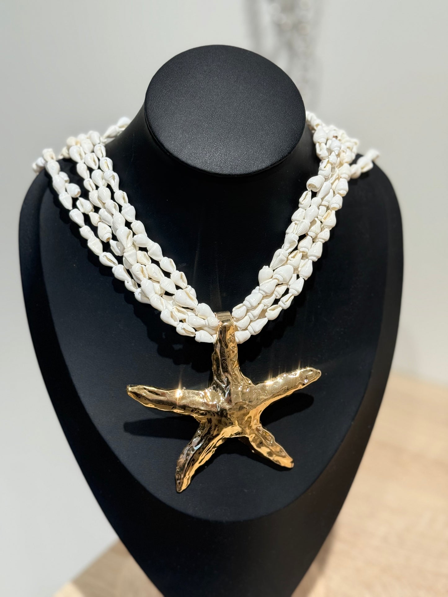 COLLAR SUMER GOLD BEIGE