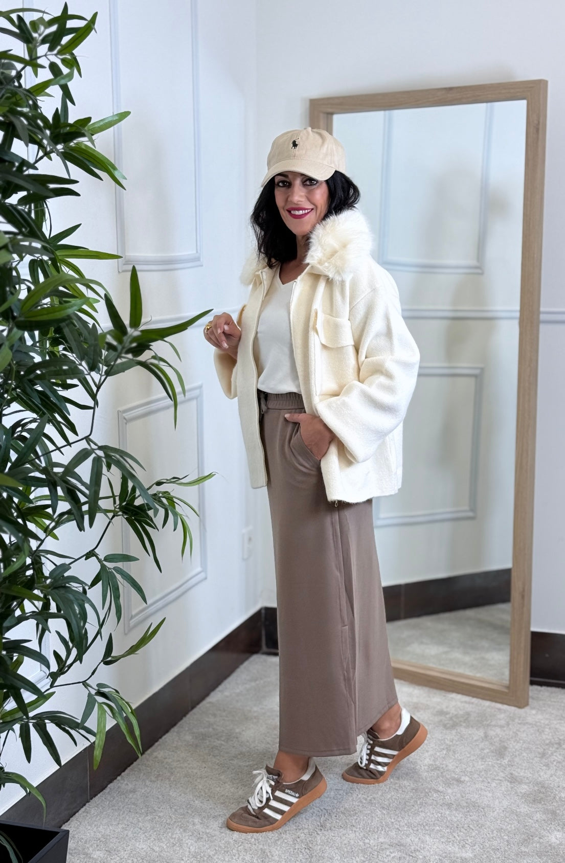 CHAQUETA BERLÍN PELO BEIGE