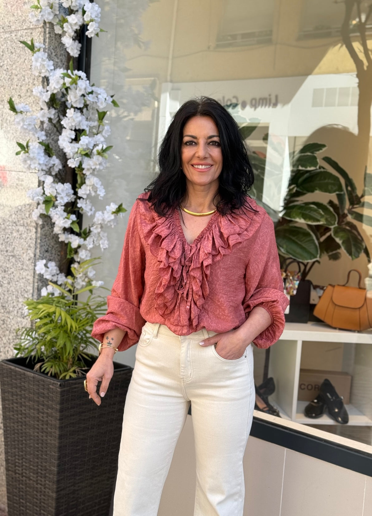 BLUSA TERRACOTA