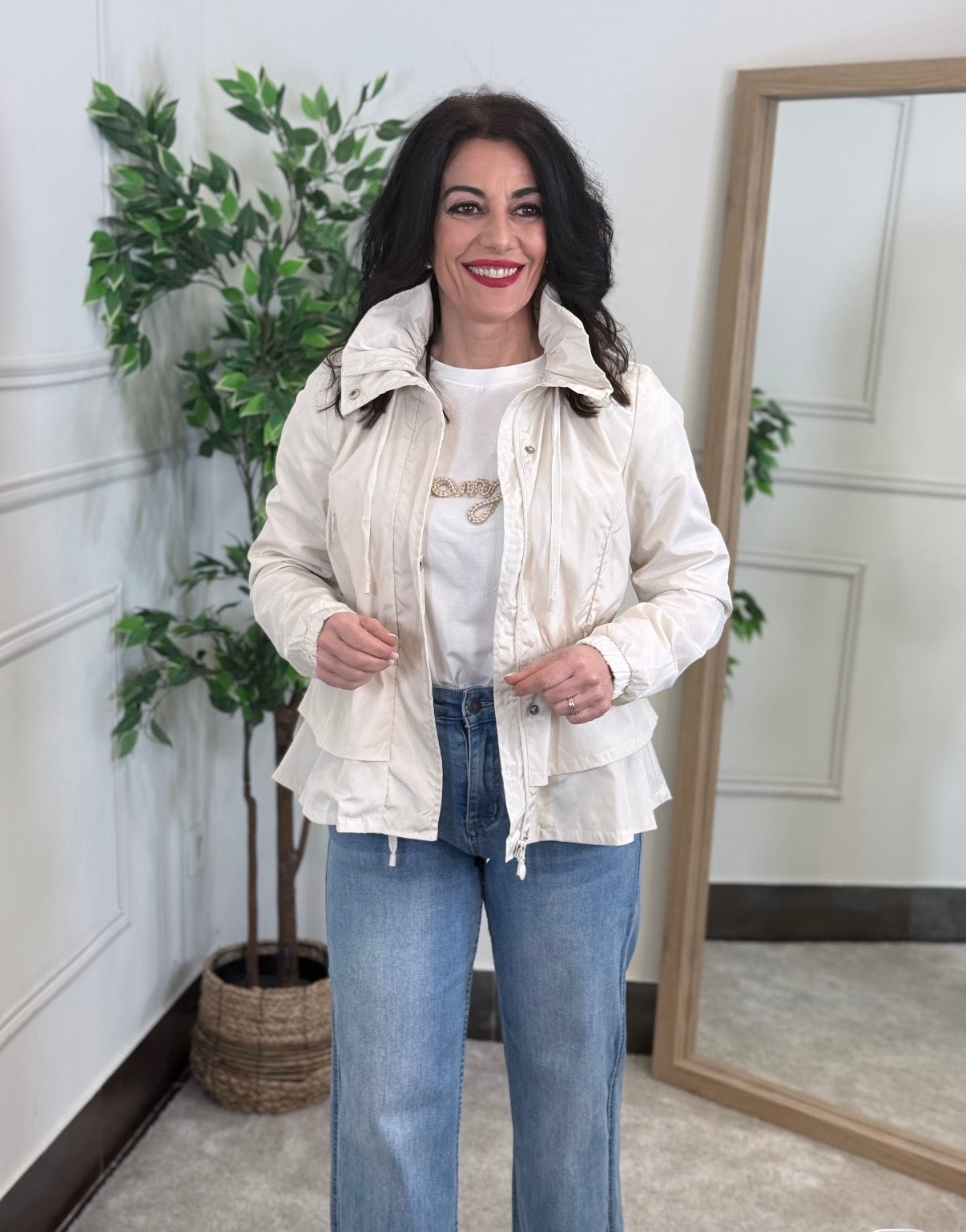 PARKA IMPERMEABLE LOLA BEIGE