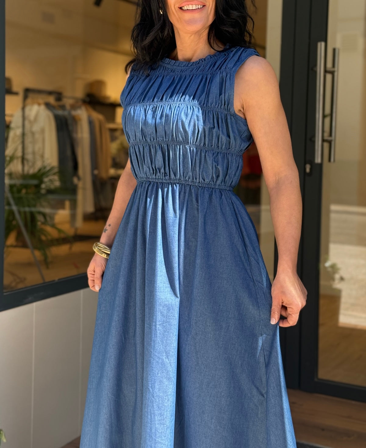VESTIDO DENIM SOLE