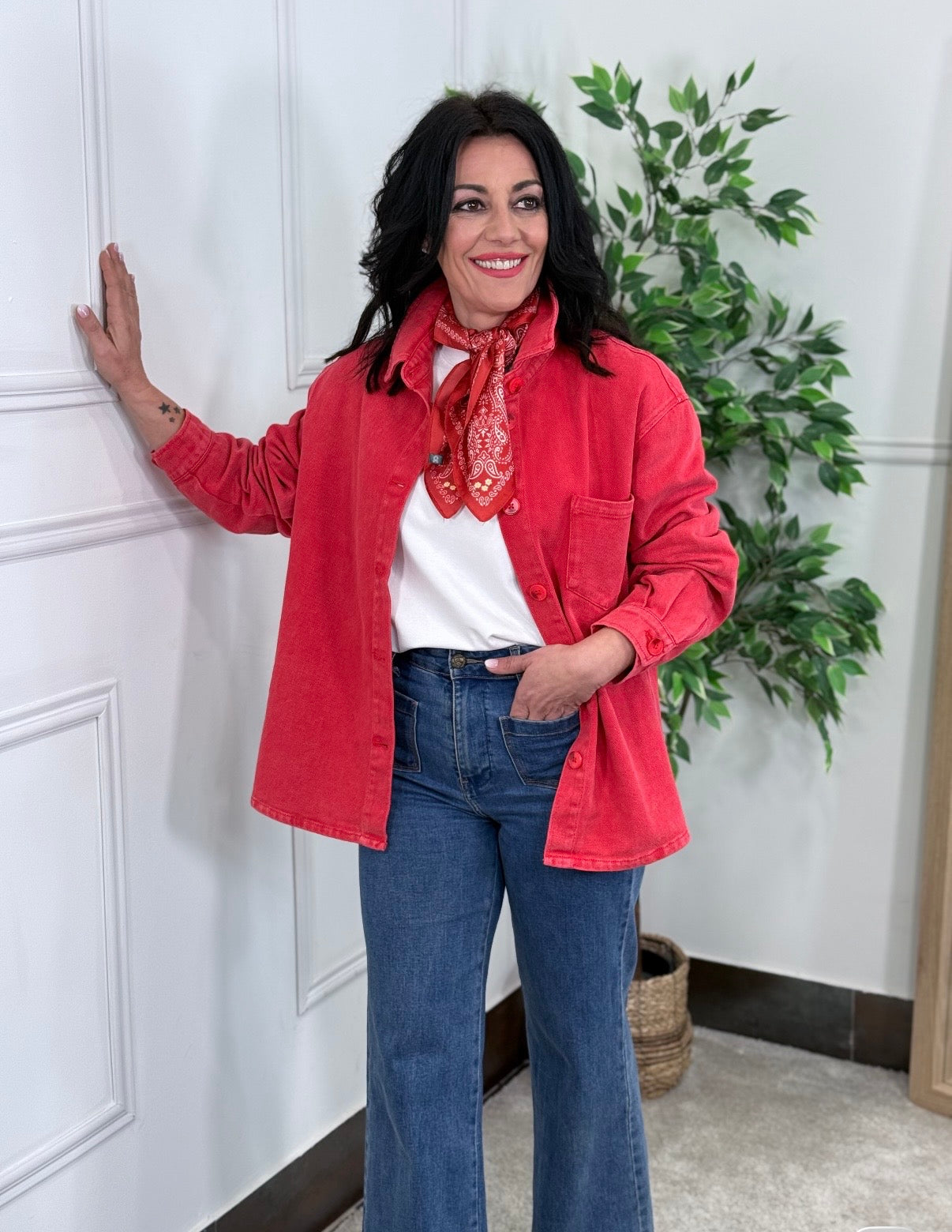 SOBRECAMISA DENIM POP