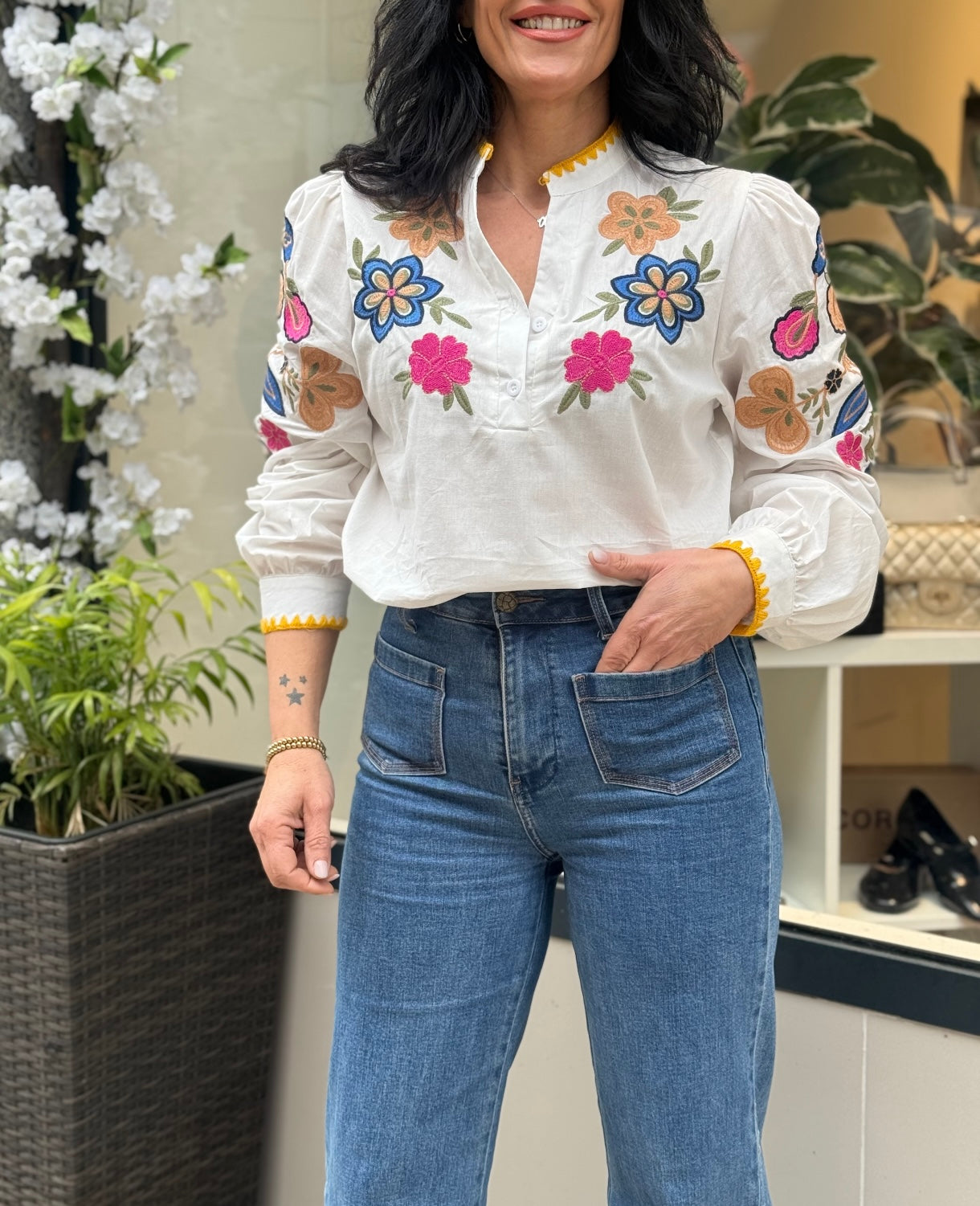CAMISA GARDENIA