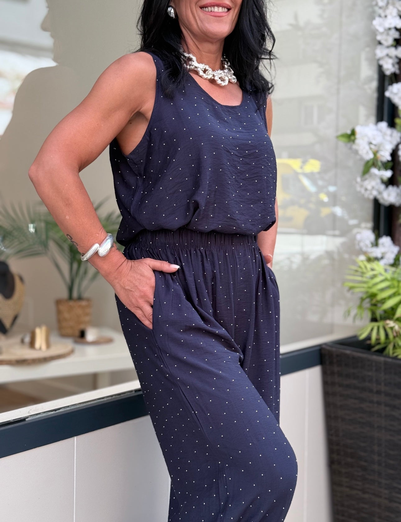 BLUSA ARUBA AZUL MARINO