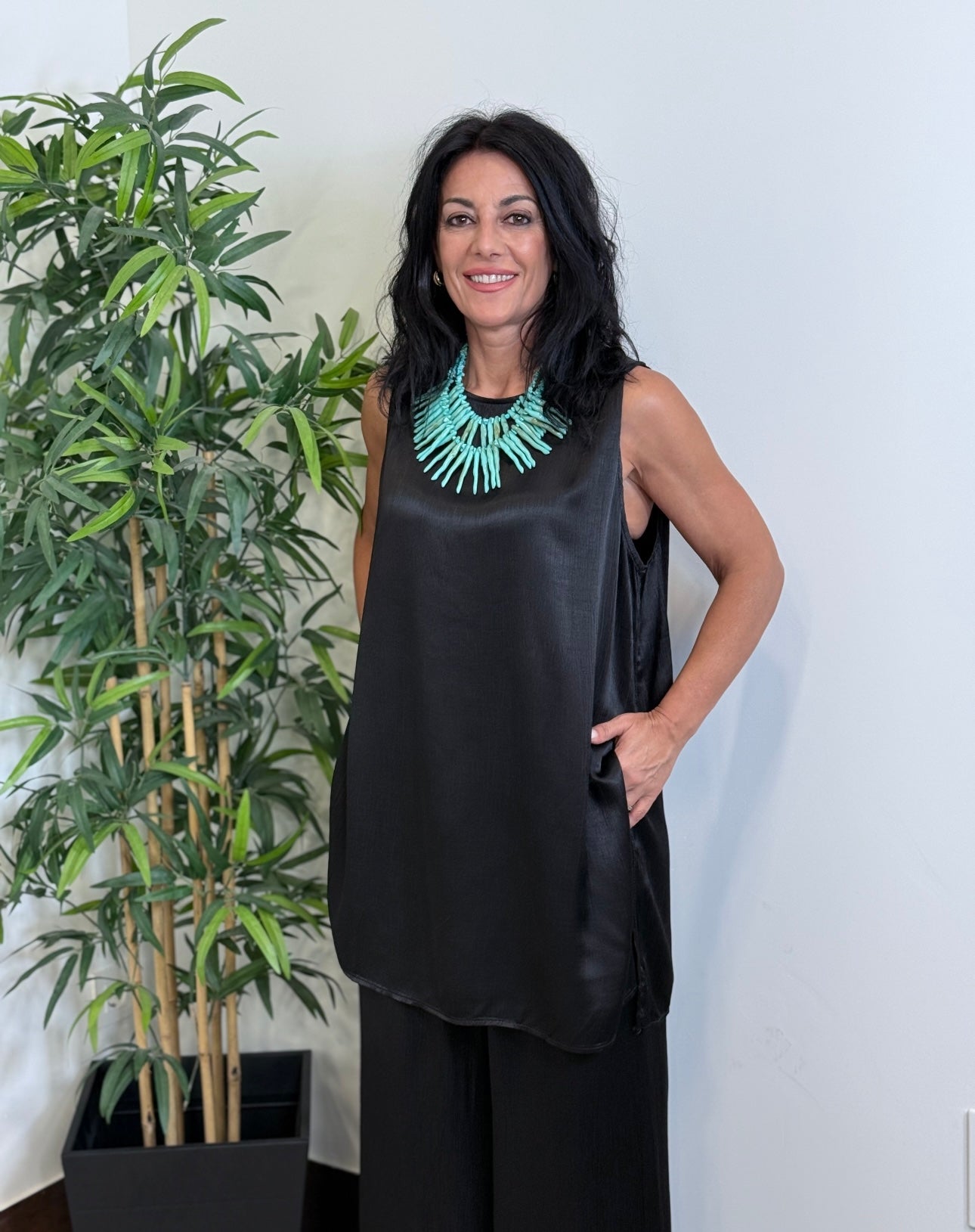 BLUSA MOON NEGRA