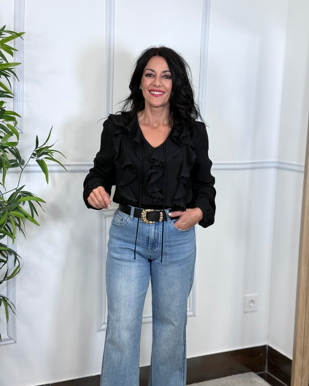CAMISA NUIT NEGRA