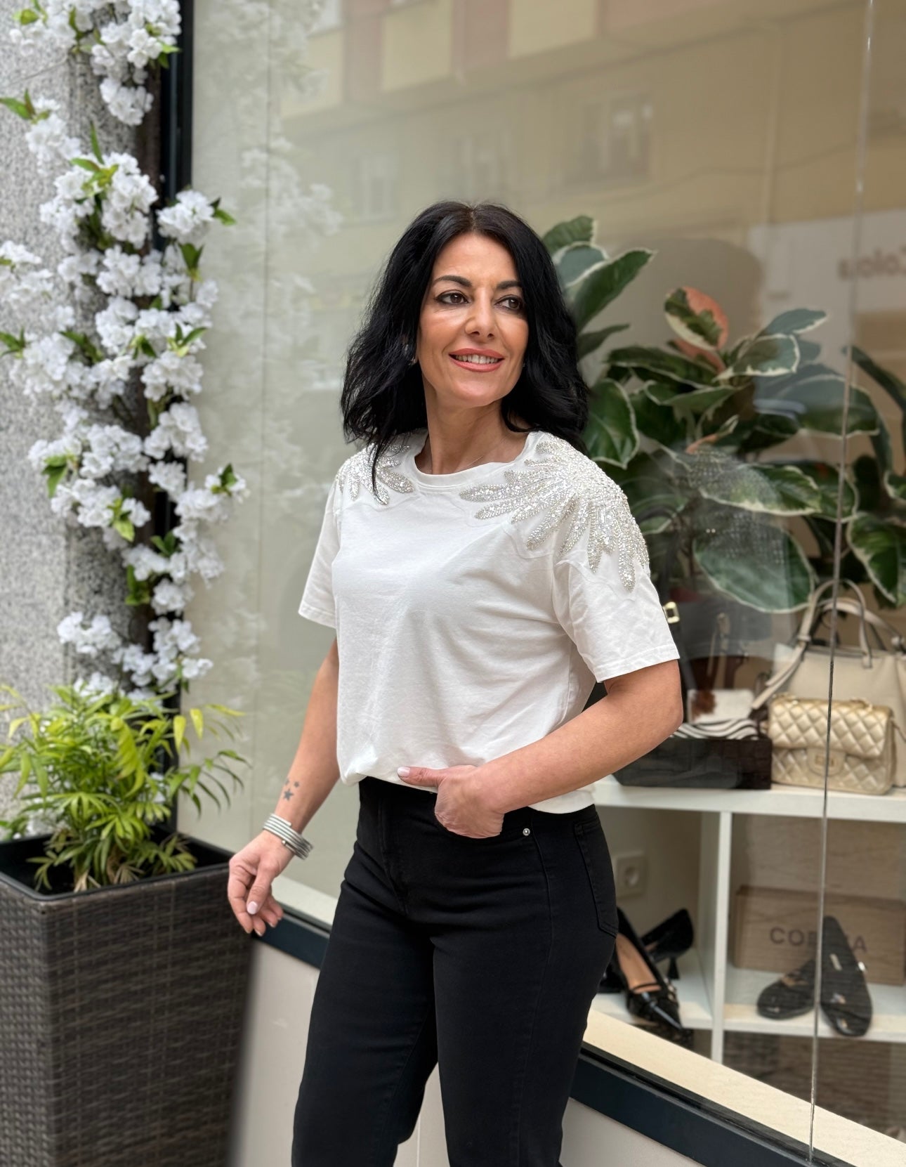 CAMISETA BLANCA CHIC
